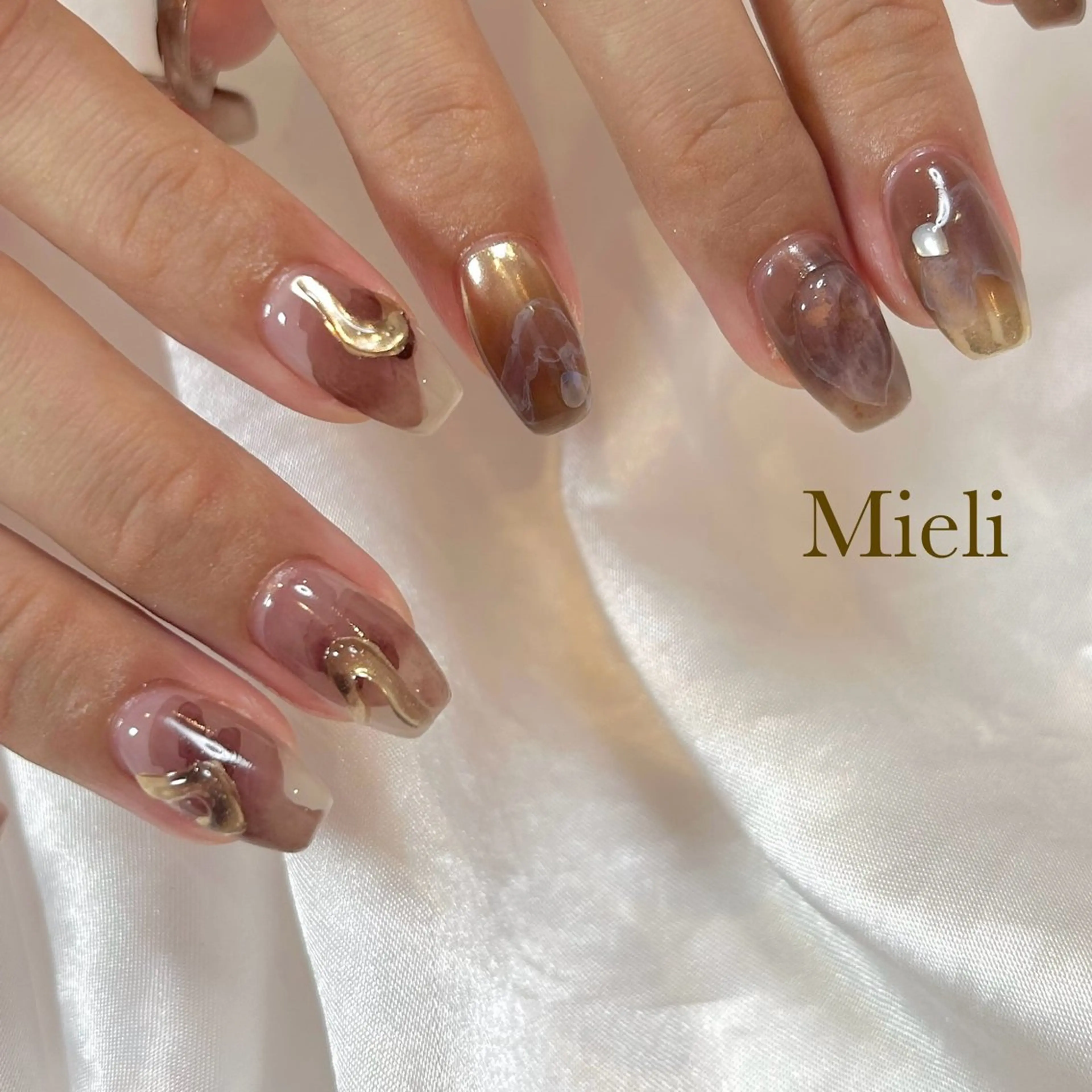 ネイル ネイリストUSUI♡ パラジェルフィルインのネイルデザイン