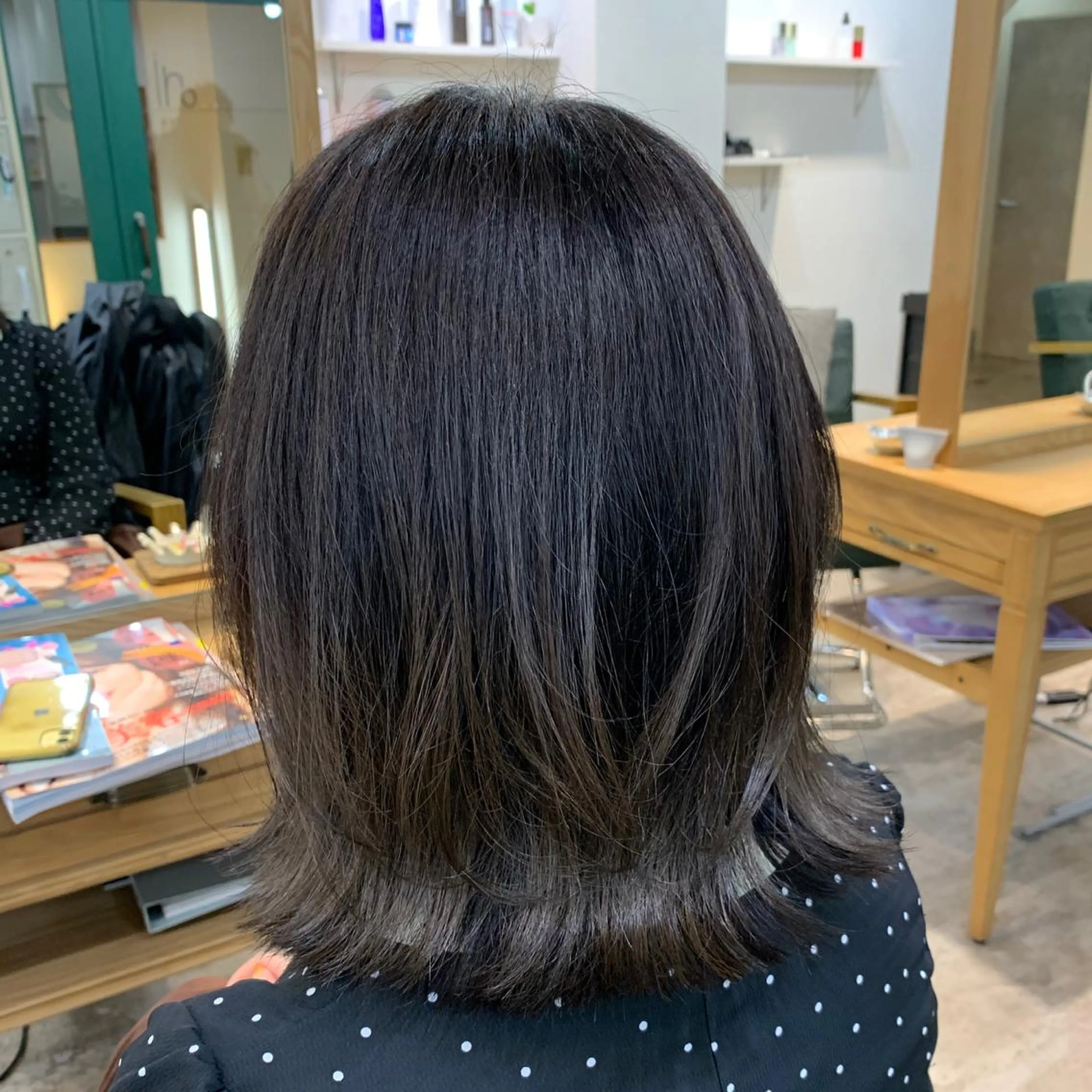 ミディアム カラー 加藤 雄大のヘアスタイル