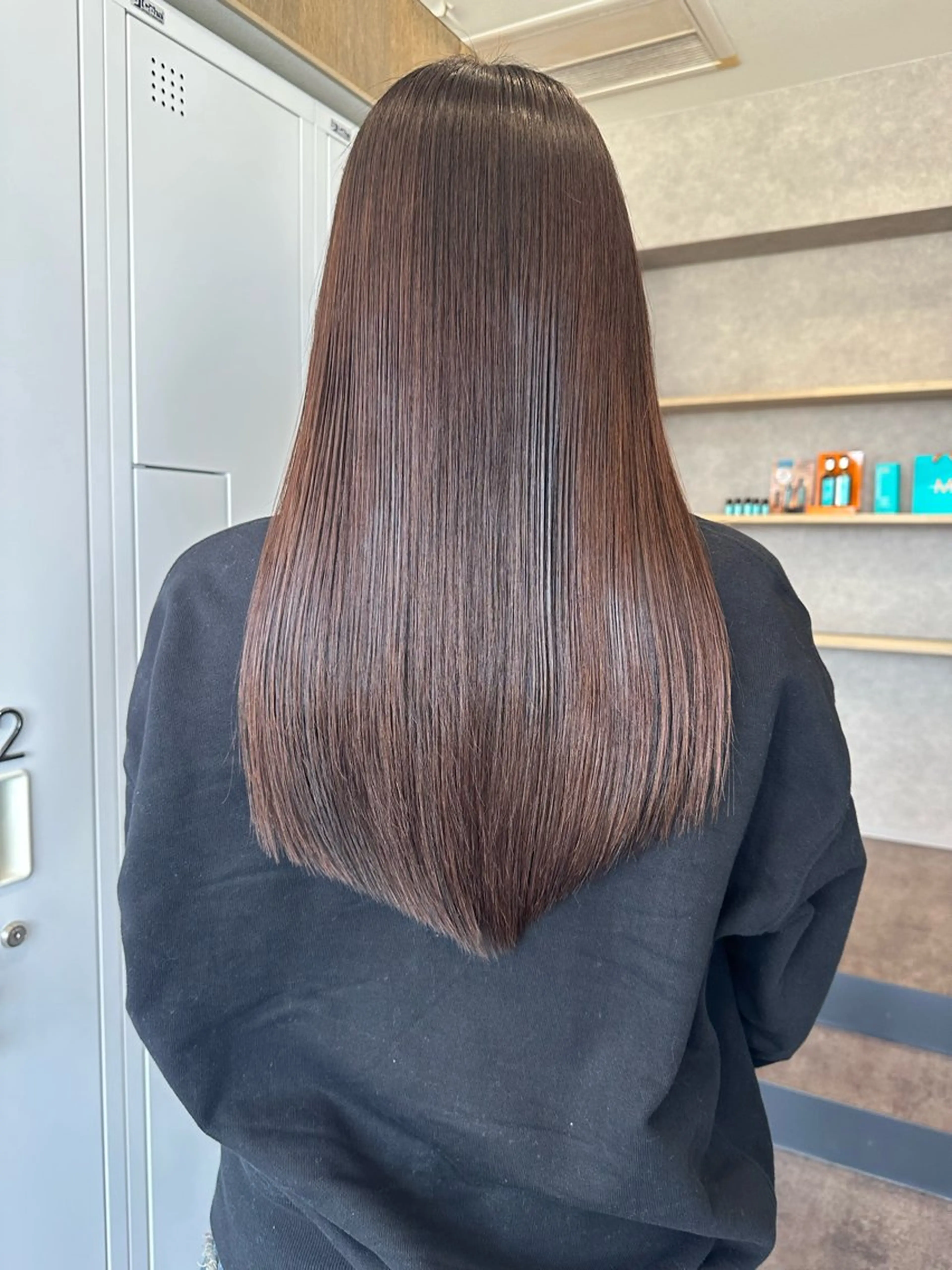 【店で新規様限定】平日限定【平日のみ/レッスンモデル】 縮毛矯正履歴1年以上前の方、縮毛矯正モデル、ブリーチ毛不可の写真