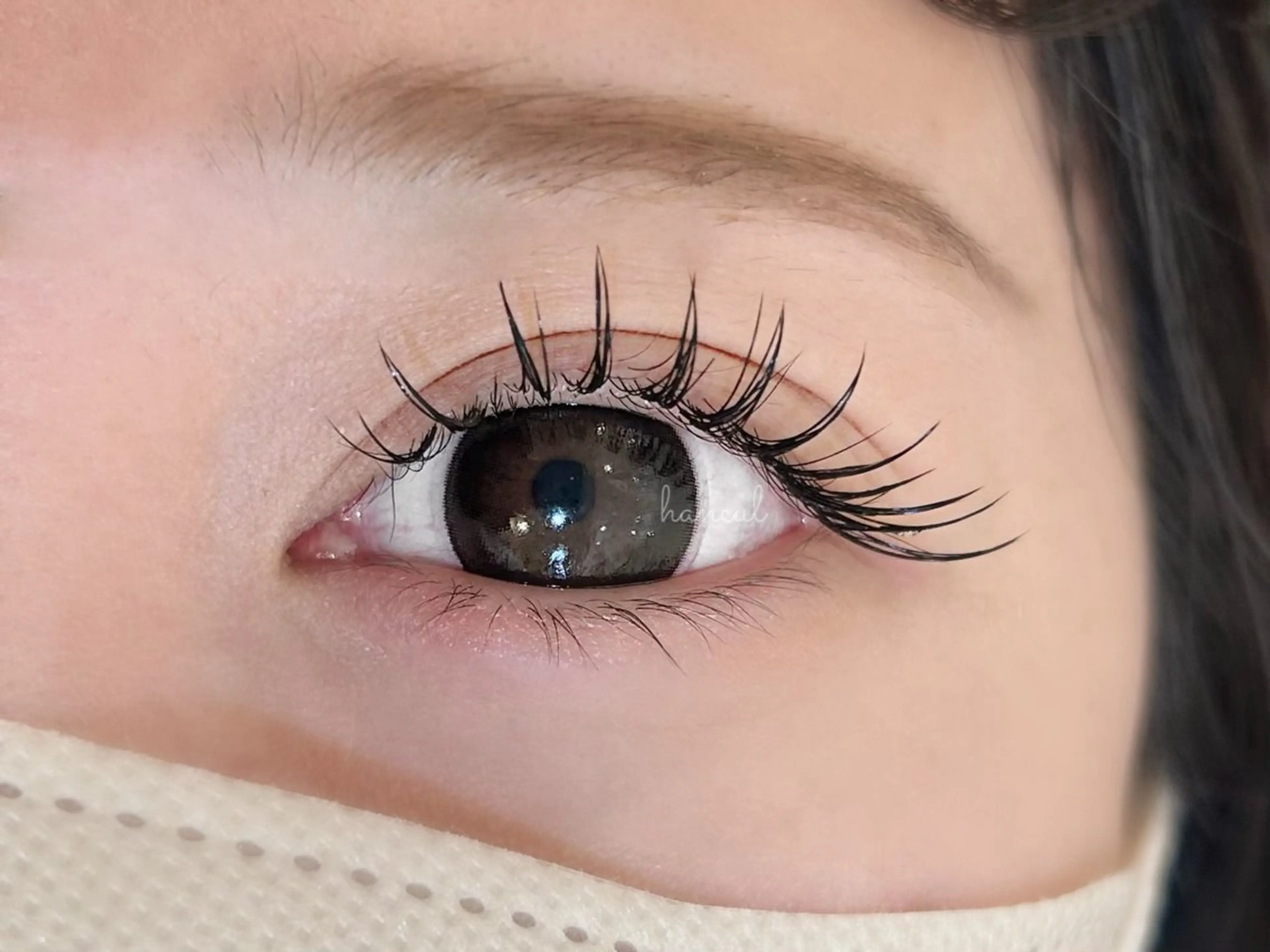 ❣️今だけ 【通常6500円→5800円】❣️従来のフラットより高持続⭐️ダブルフラットラッシュ100本　韓国風束感も◎の写真