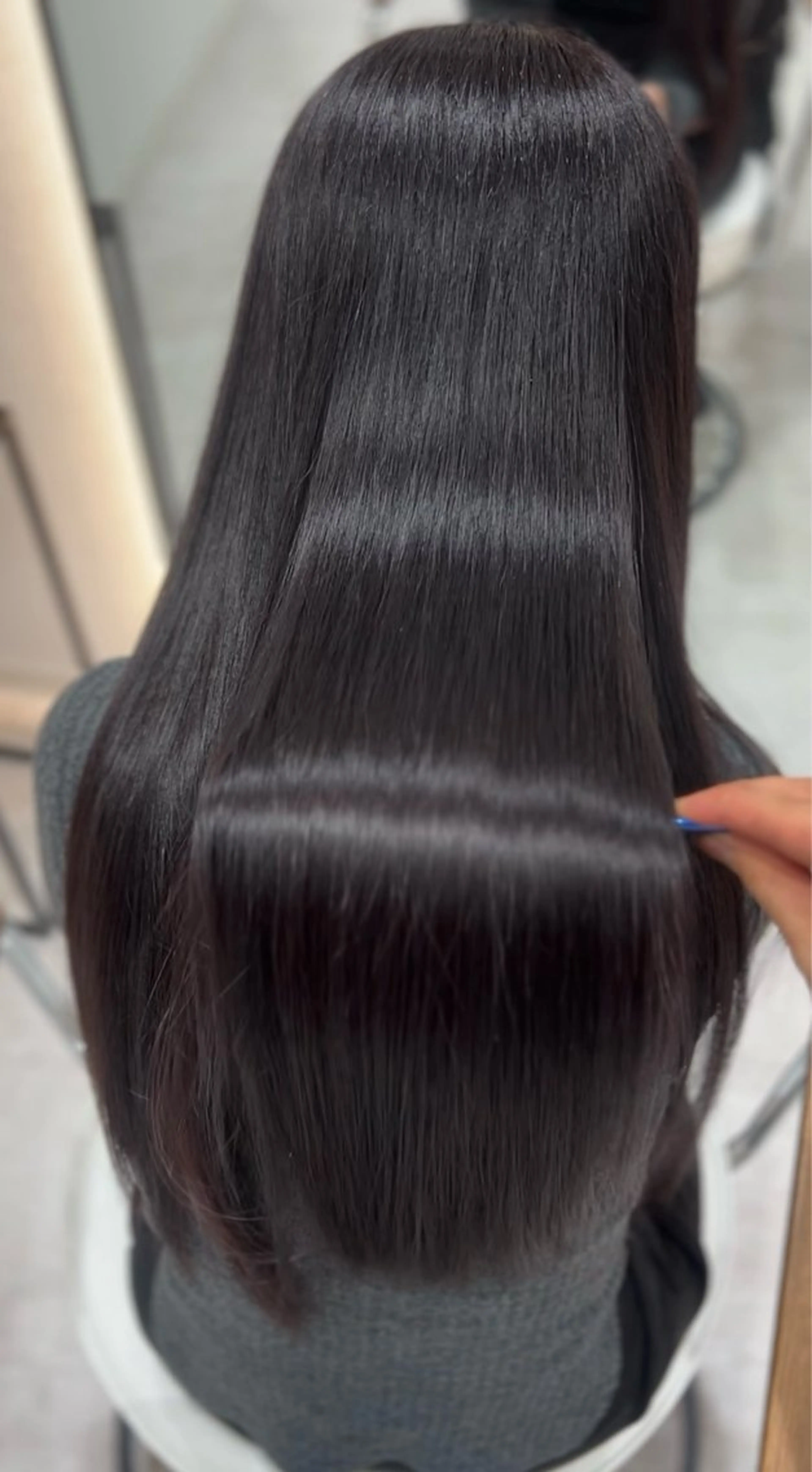Premium艶髪ストレート（縮毛矯正）＋カット＋超音波トリートメント🫧  福岡/博多の写真