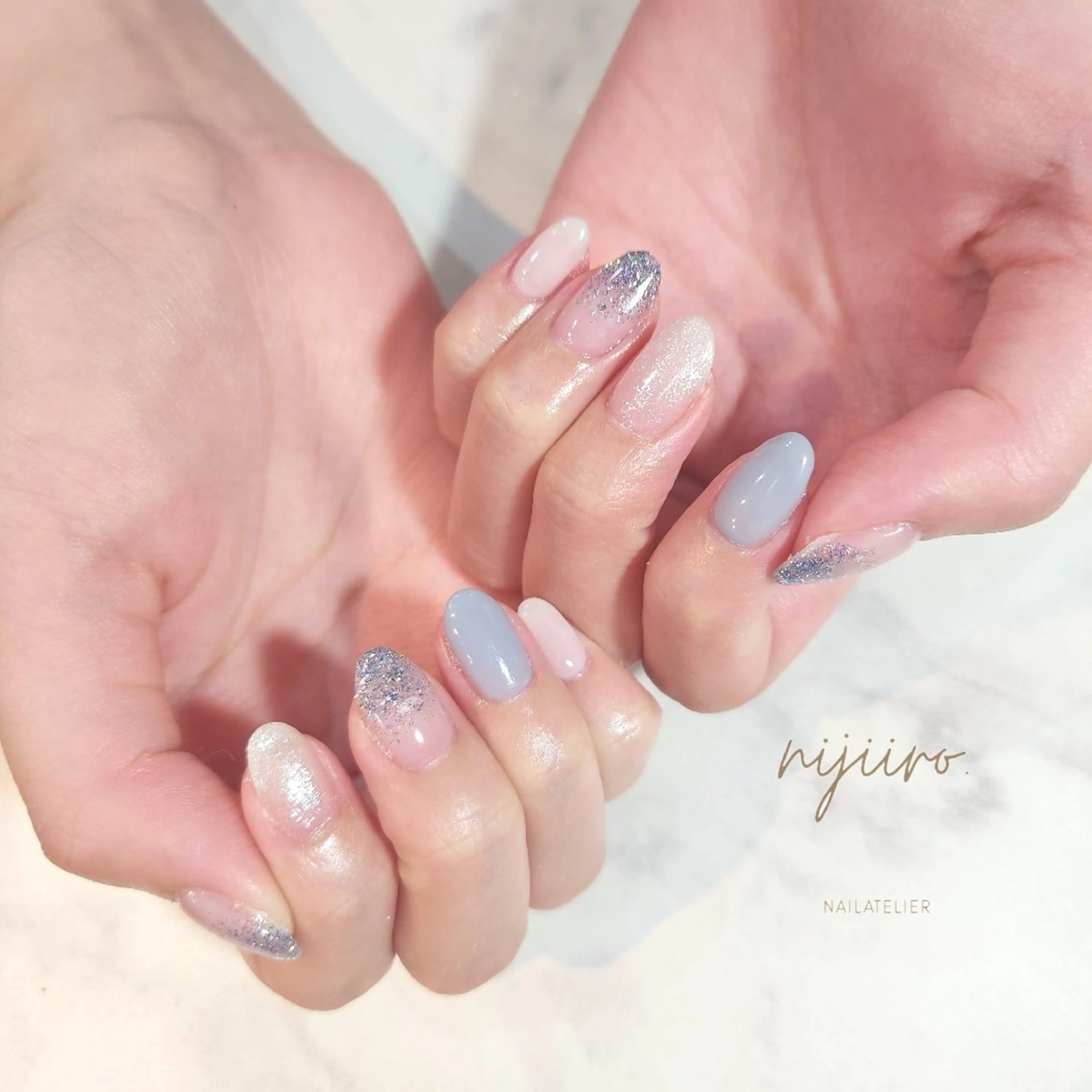ネイル ハンドネイル nailatelier nijiiro.所属・nijiiro🌈 サトウのネイルデザイン