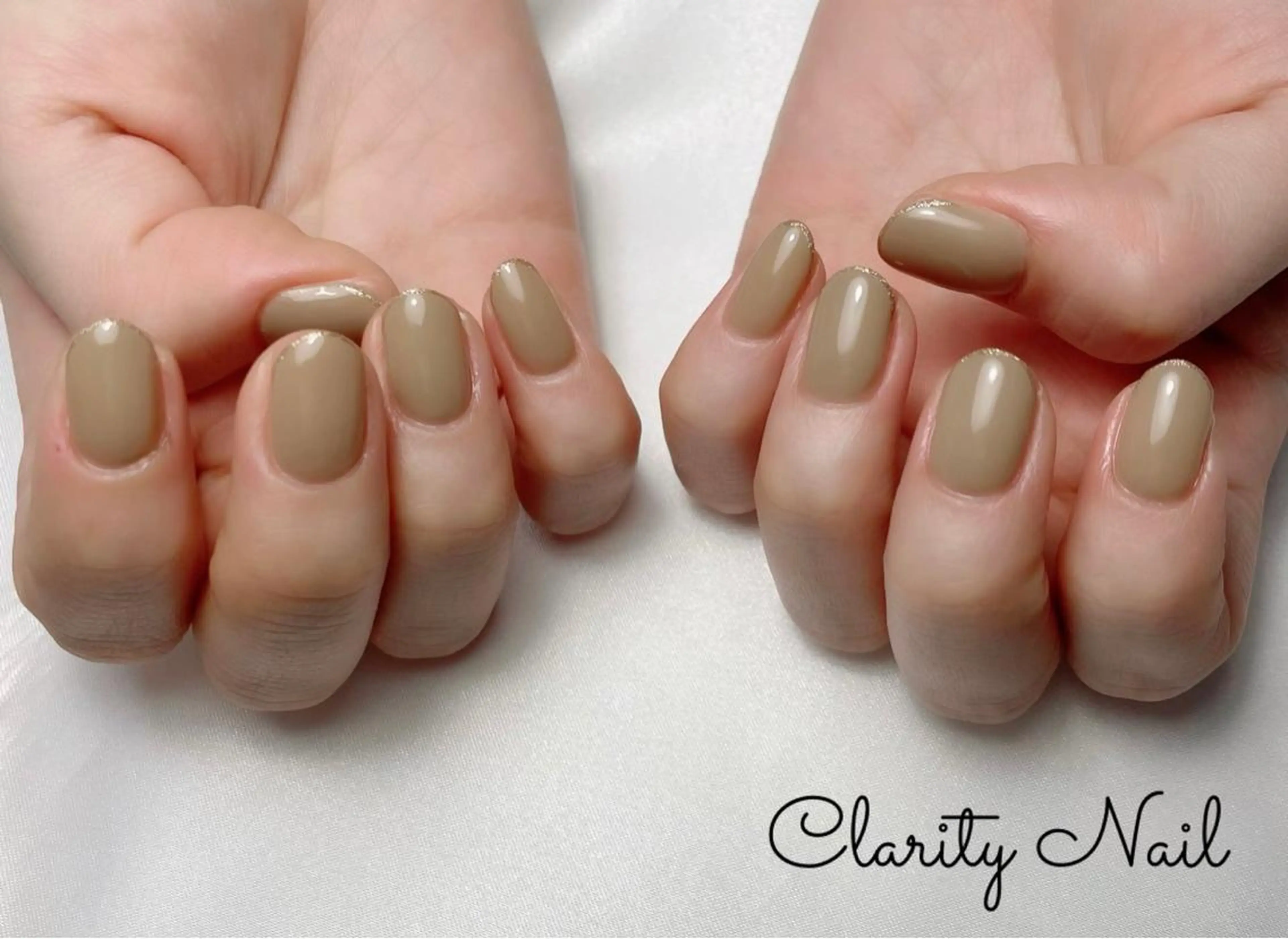 ネイル ラメ(グリッター) ワンカラーネイル ハンドネイル Clarity Nailのネイルデザイン