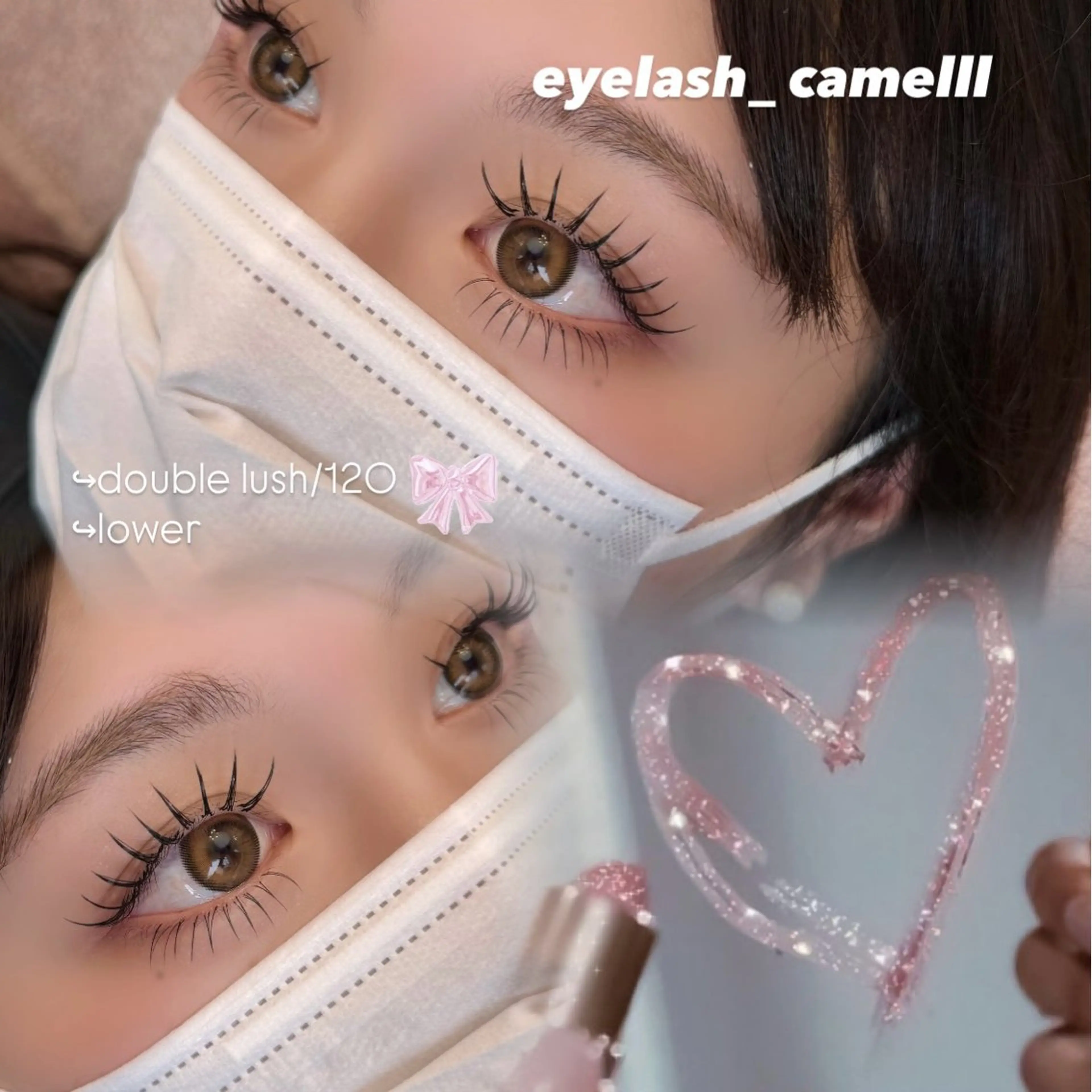 マツエク・マツパ マツエク 【那覇/束感まつ毛】 ｷｬﾒﾙのマツエク・マツパデザイン