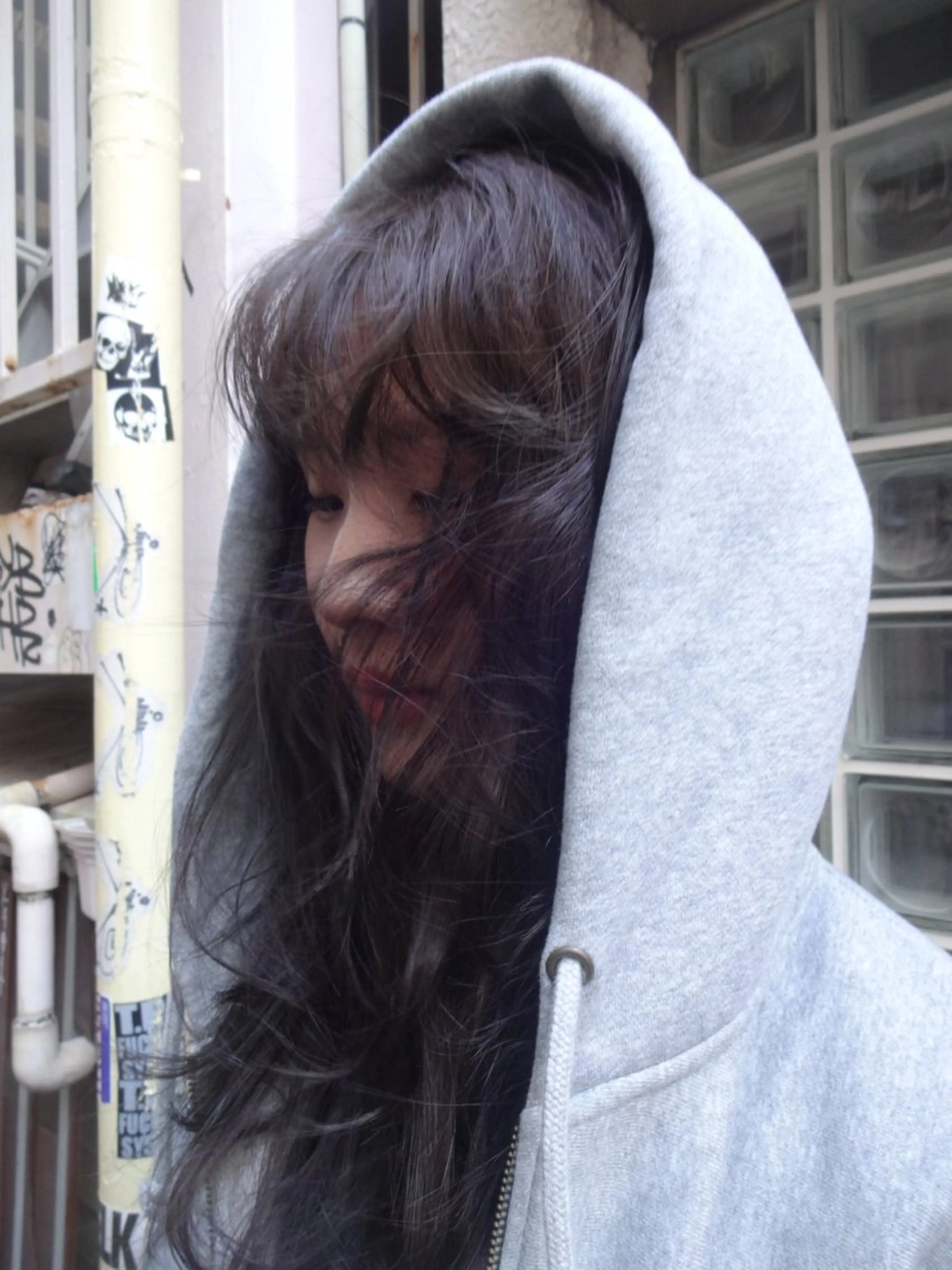 ロング カラー ブリーチ 透明感カラー グレージュ ブリーチなしカラー オリーブグレージュ ヘアカラー トリートメント mahiro/ Dijon🫗🫆のヘアスタイル