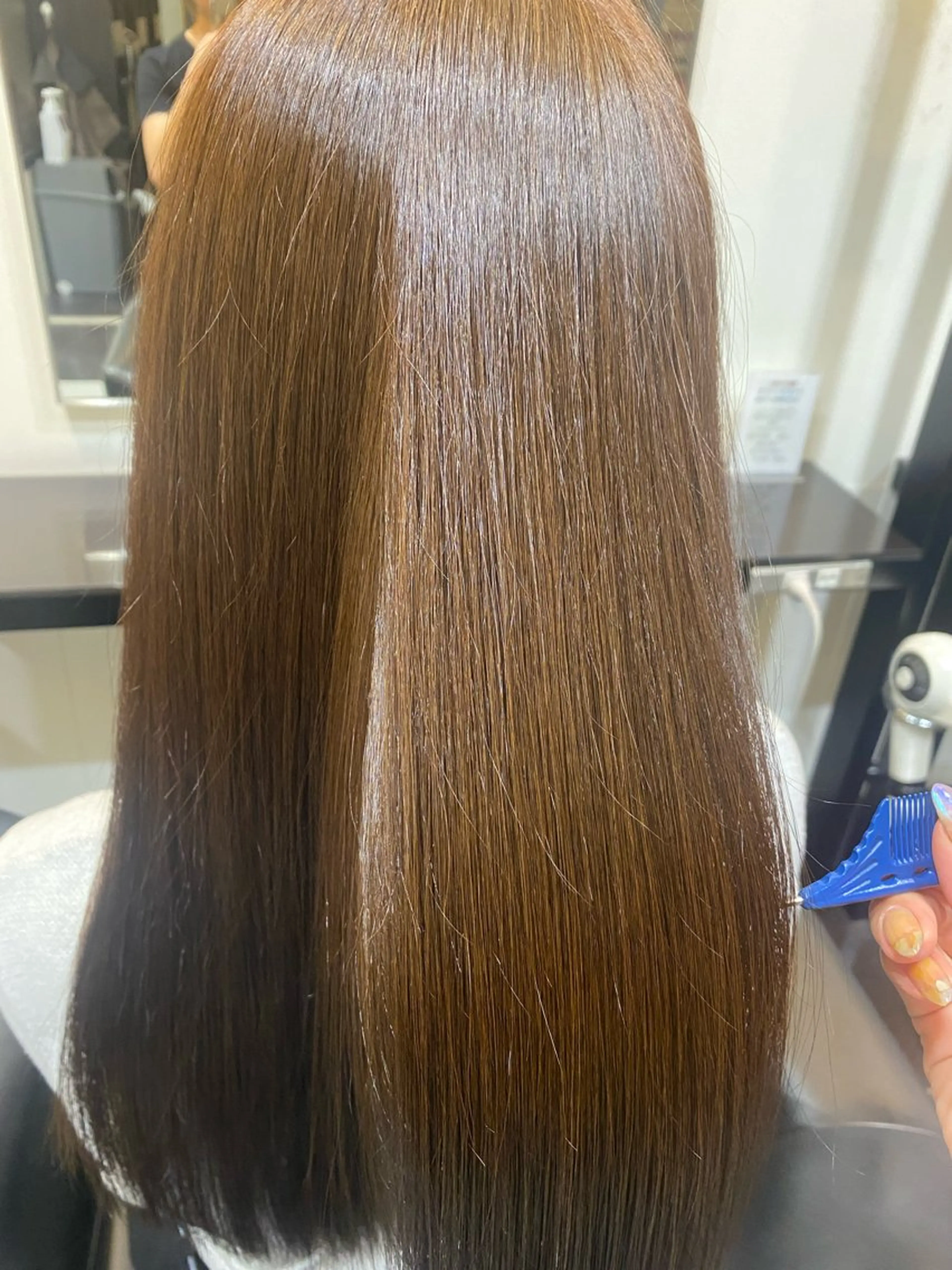 ロング カラー トリートメント 福原 未来のヘアスタイル