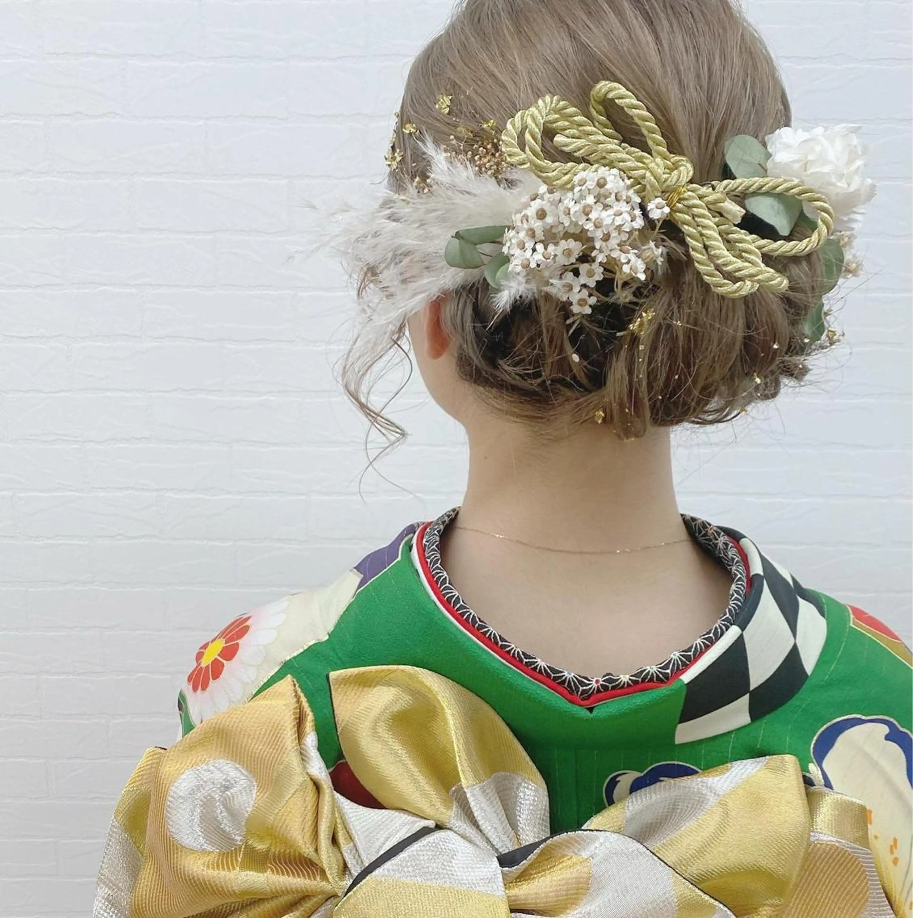 ミディアム ヘアアレンジ 着付け GRANLUSSO 〜グランルッソ駅前店所属・木口 嘉美のヘアスタイル