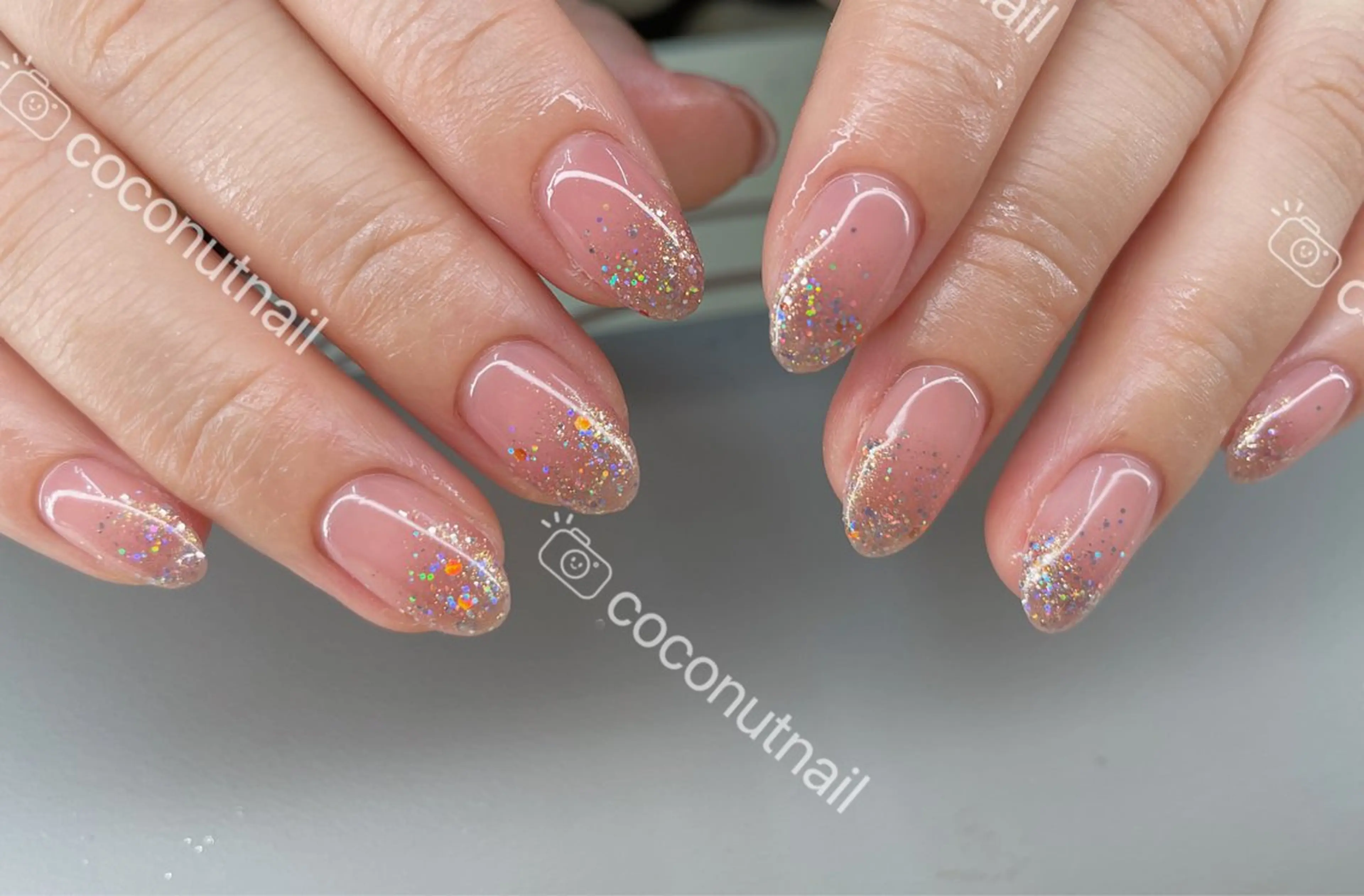 ネイル ハンドネイル 神田 ココナッツのネイルデザイン