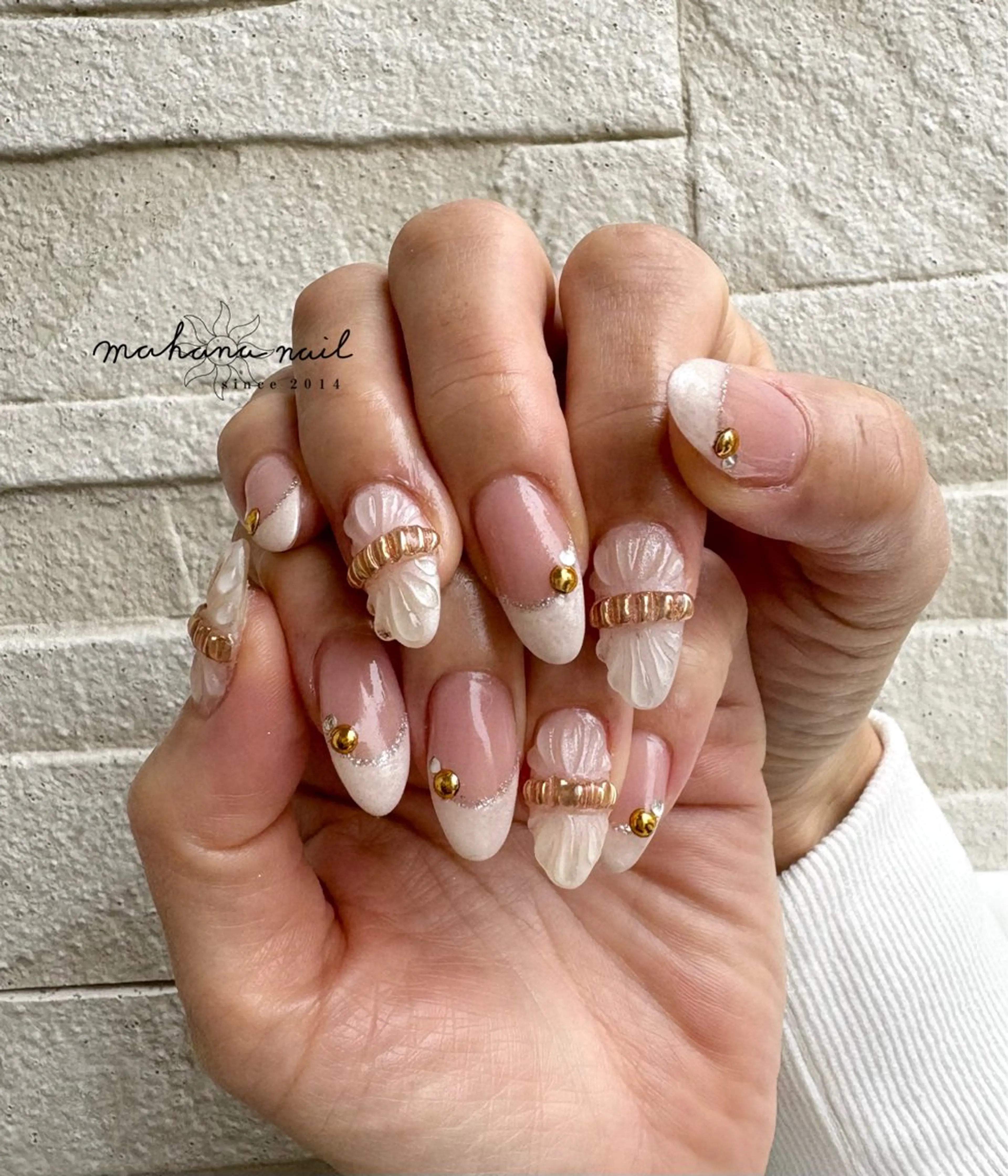 ネイル アートネイル ジェルネイル ハンドネイル mahana nailのネイルデザイン