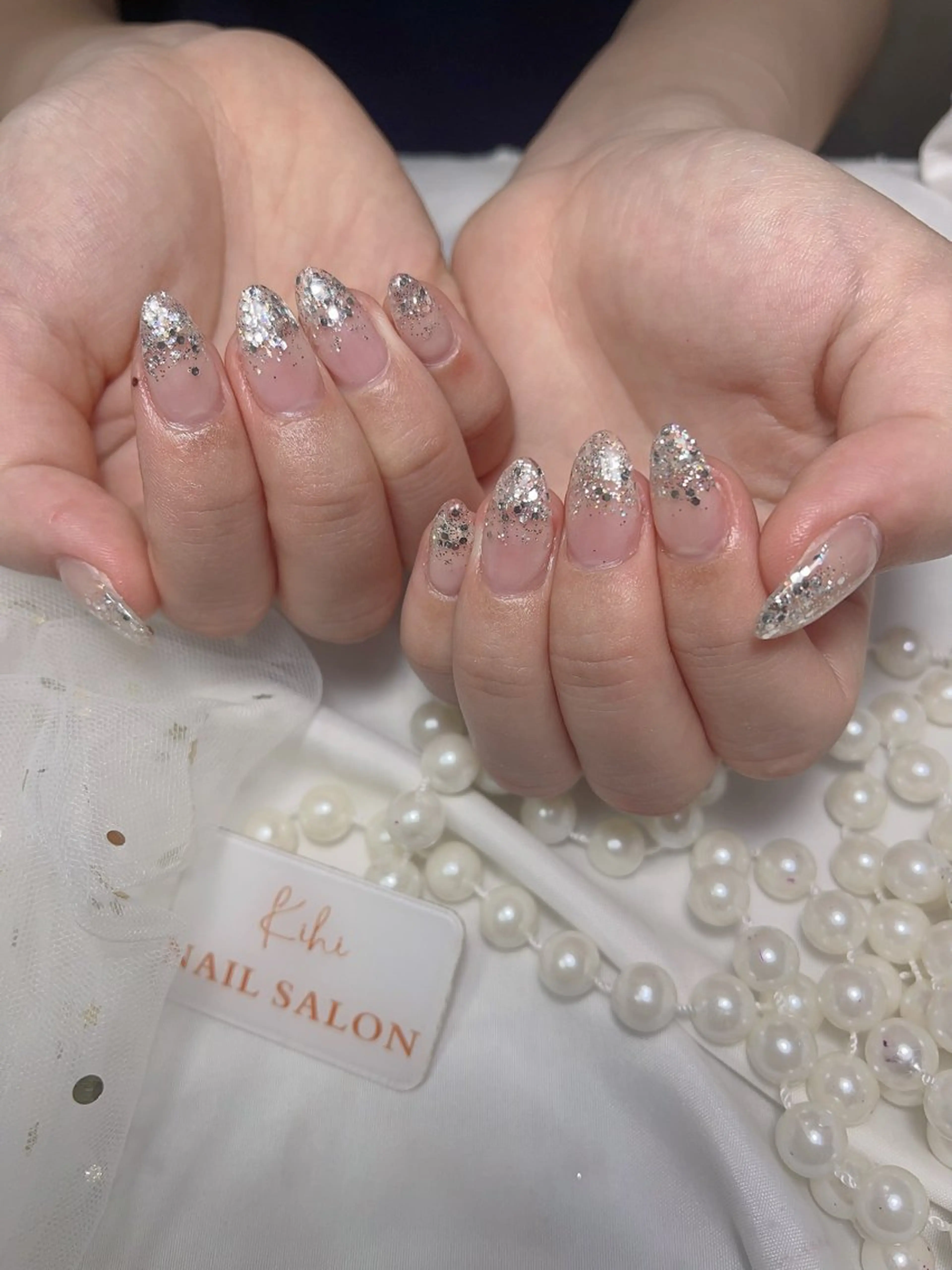 ネイル アートネイル フレンチネイル ジェルネイル グラデーション 韓国ネイル ハンドネイル ハンドケア さくら💮💮 【オフ無料】のネイルデザイン