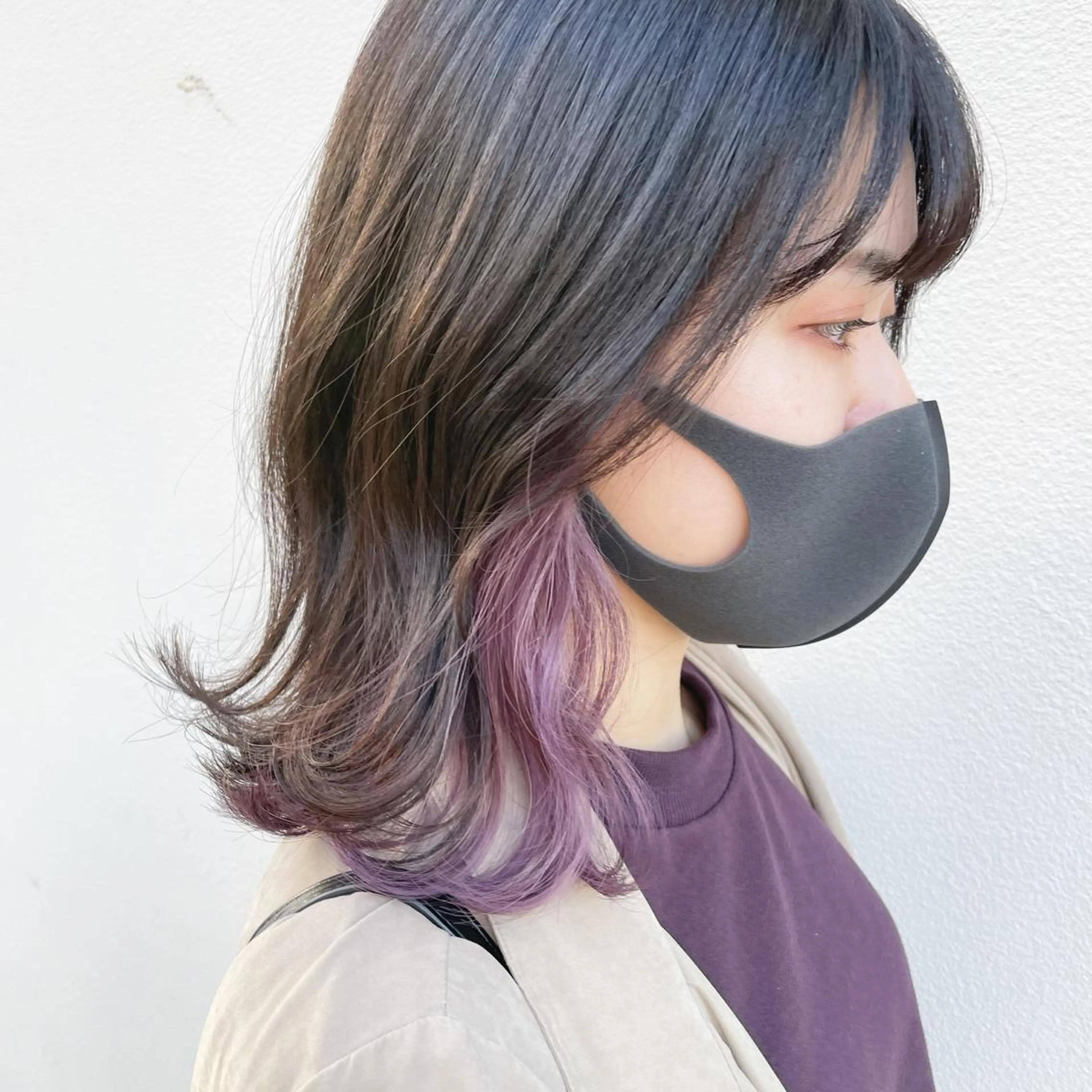 ミディアム カット ヘアカラー トリートメント 嶋佐 昌大 シマサマオのヘアスタイル