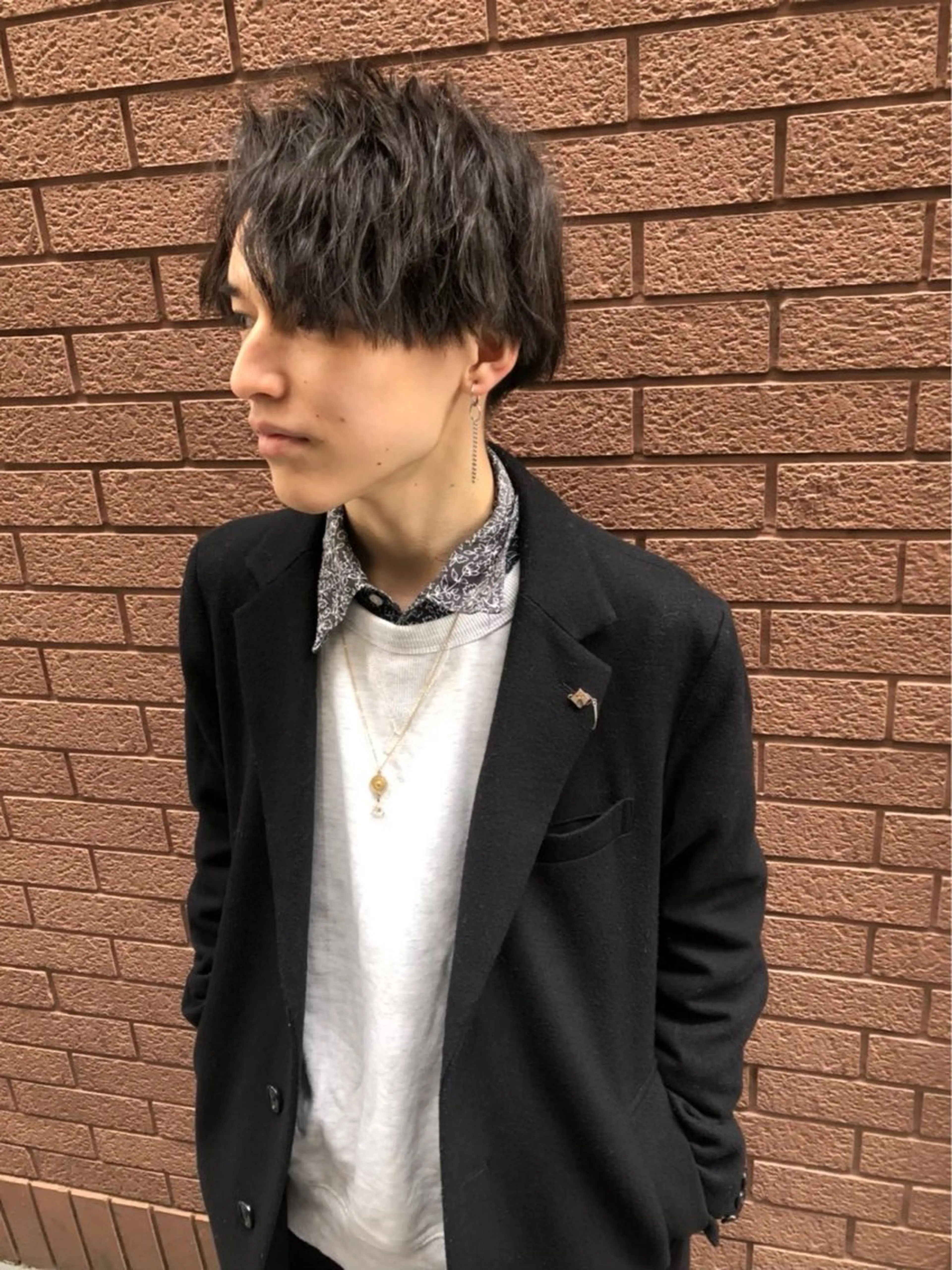 メンズ ヘアカラー ブレンバイドット所属・ニュアンスカラー/ 🫧レミ(坊主)のヘアスタイル