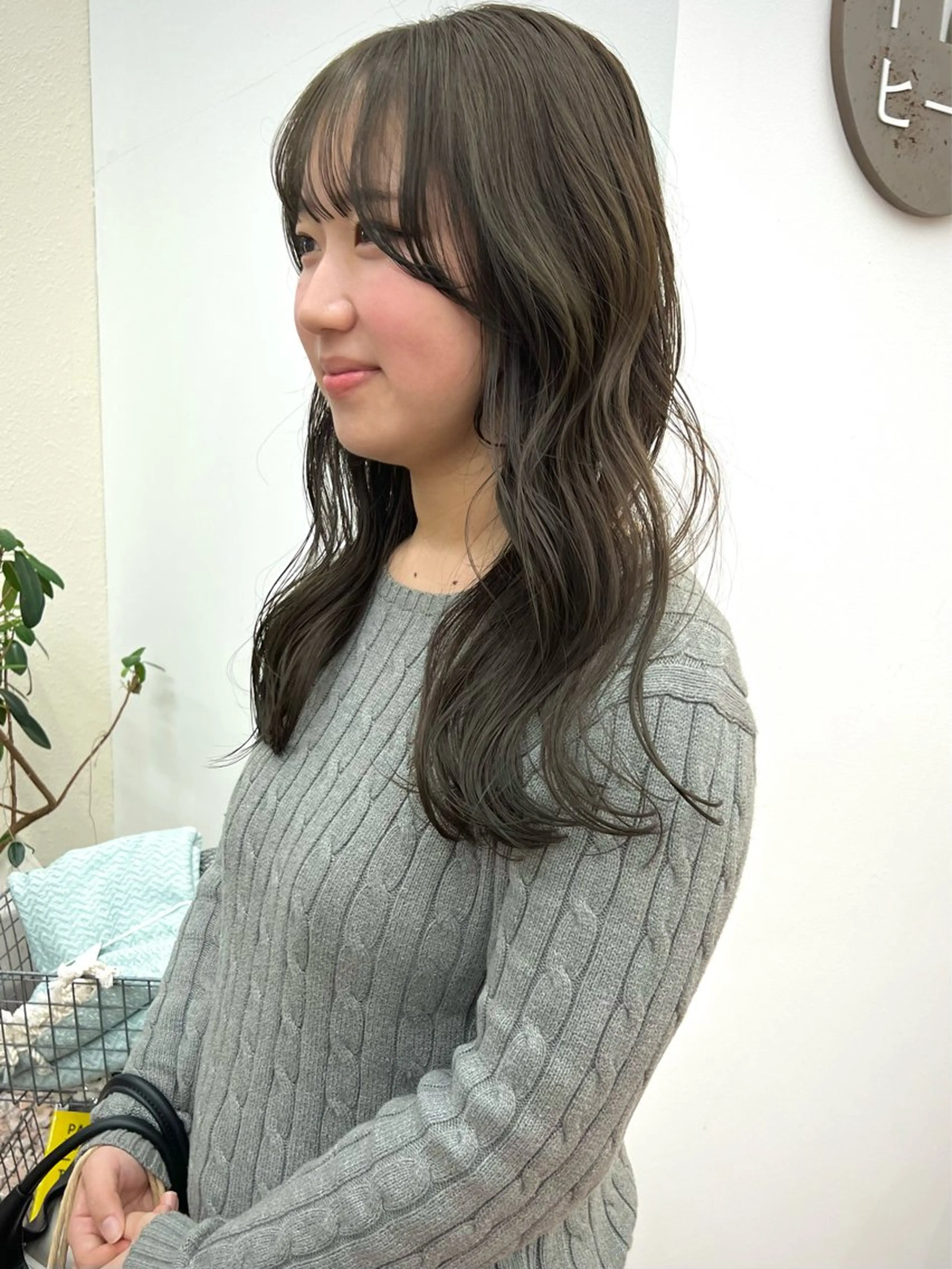 セミロング カット ヘアカラー トリートメント 矢場町/栄/上前津/ 佐藤祐希のヘアスタイル