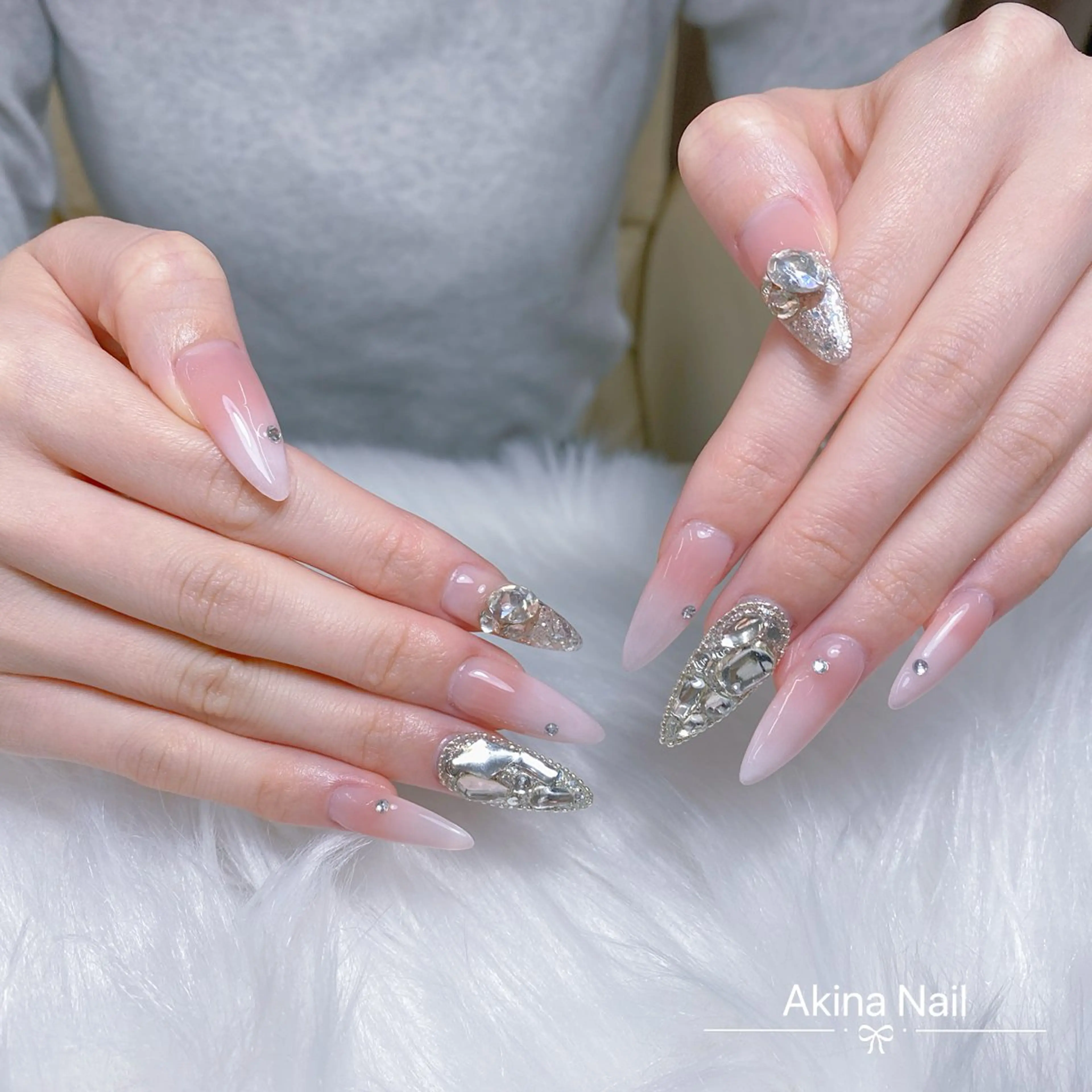 ネイル ハンドネイル AKINA  NAIL所属・MoMo_Nail 🎀✨のネイルデザイン
