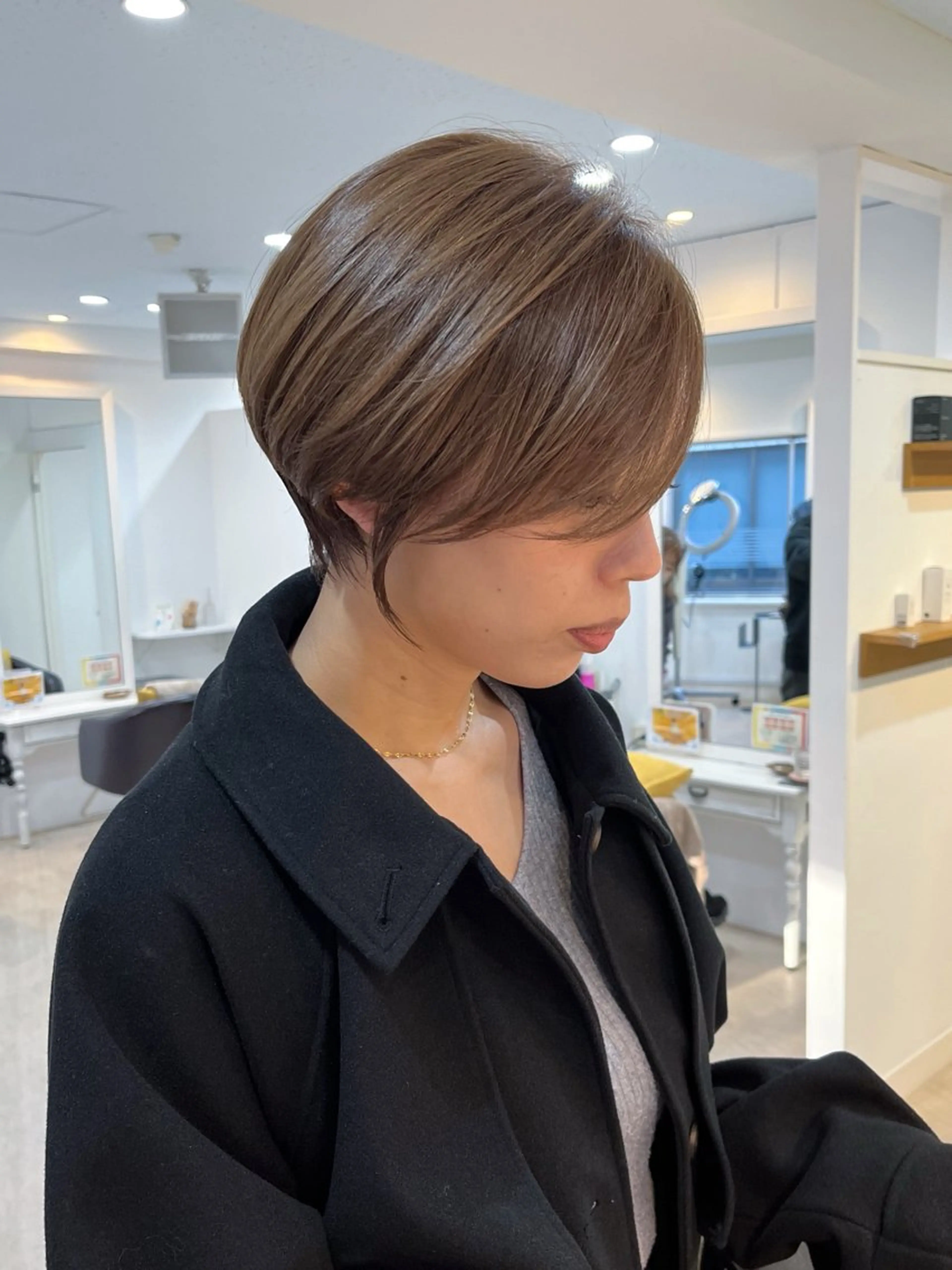 ショート 丸みショート ボブ ショートヘア 植松 茜のヘアスタイル