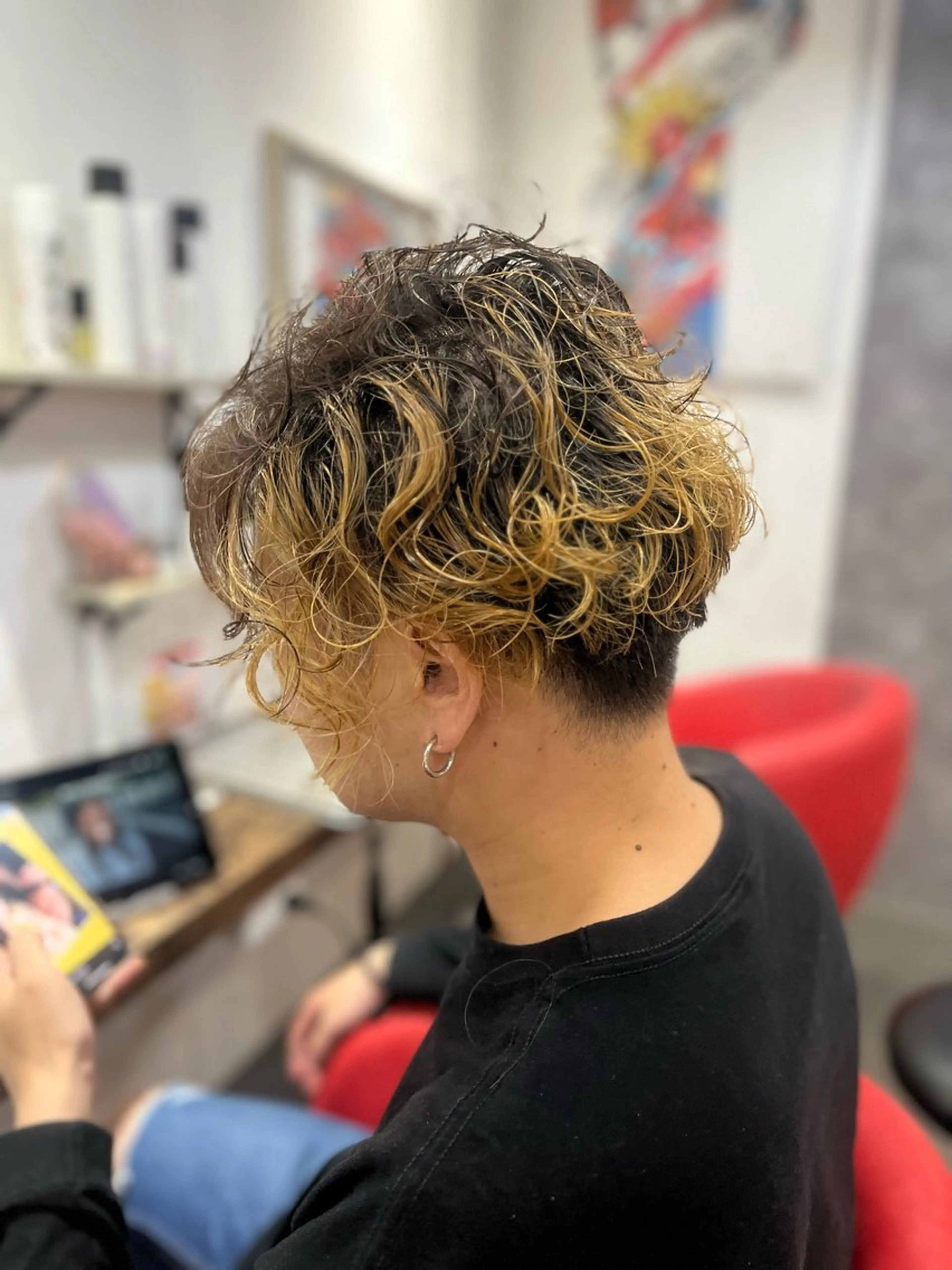 パーマ メンズ カット パーマ メンズ特化✂︎ 稗田達也のヘアスタイル