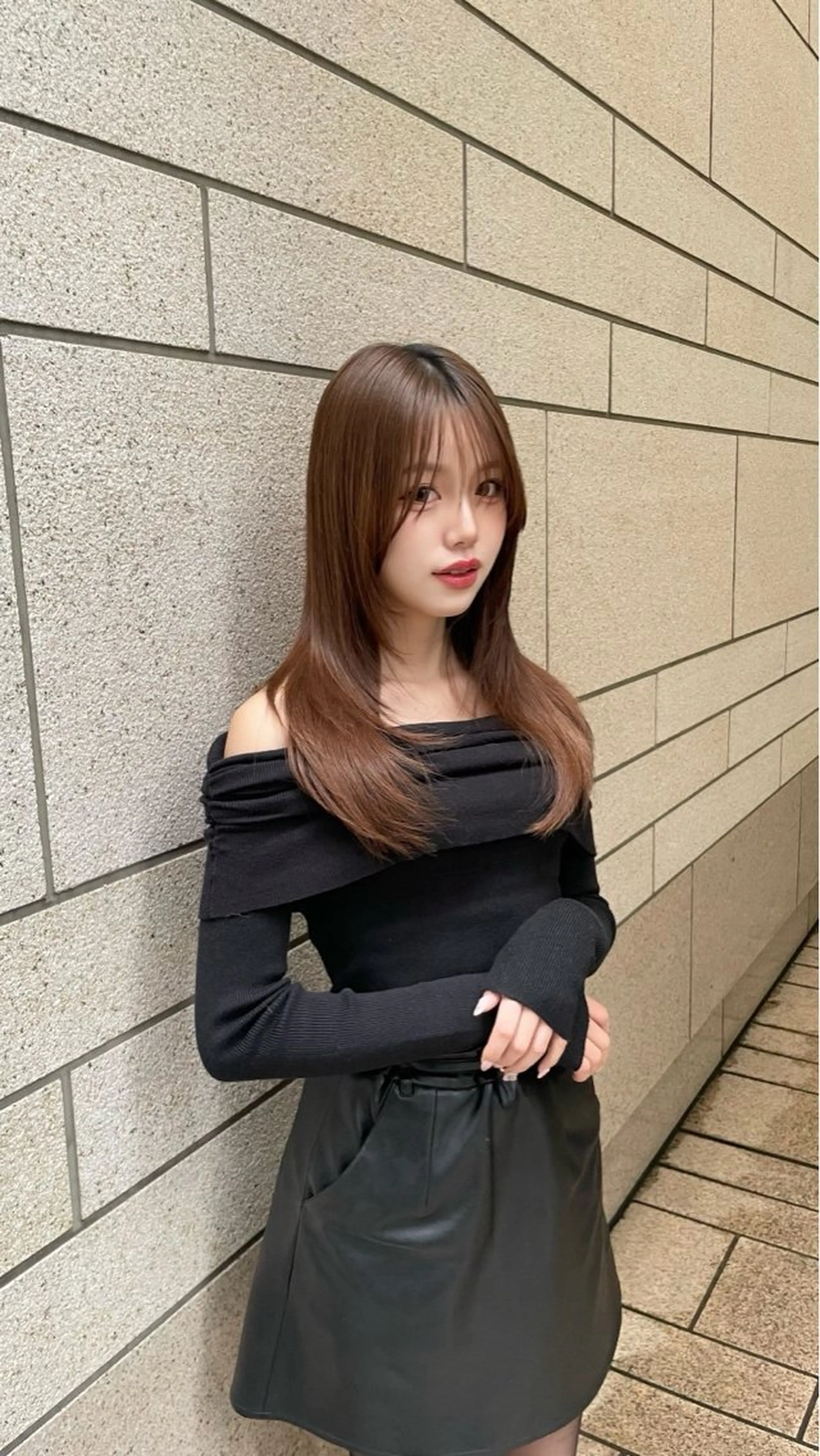 ロング レイヤーカット 美髪縮毛矯正🤍 髪質改善/Shinaのヘアスタイル