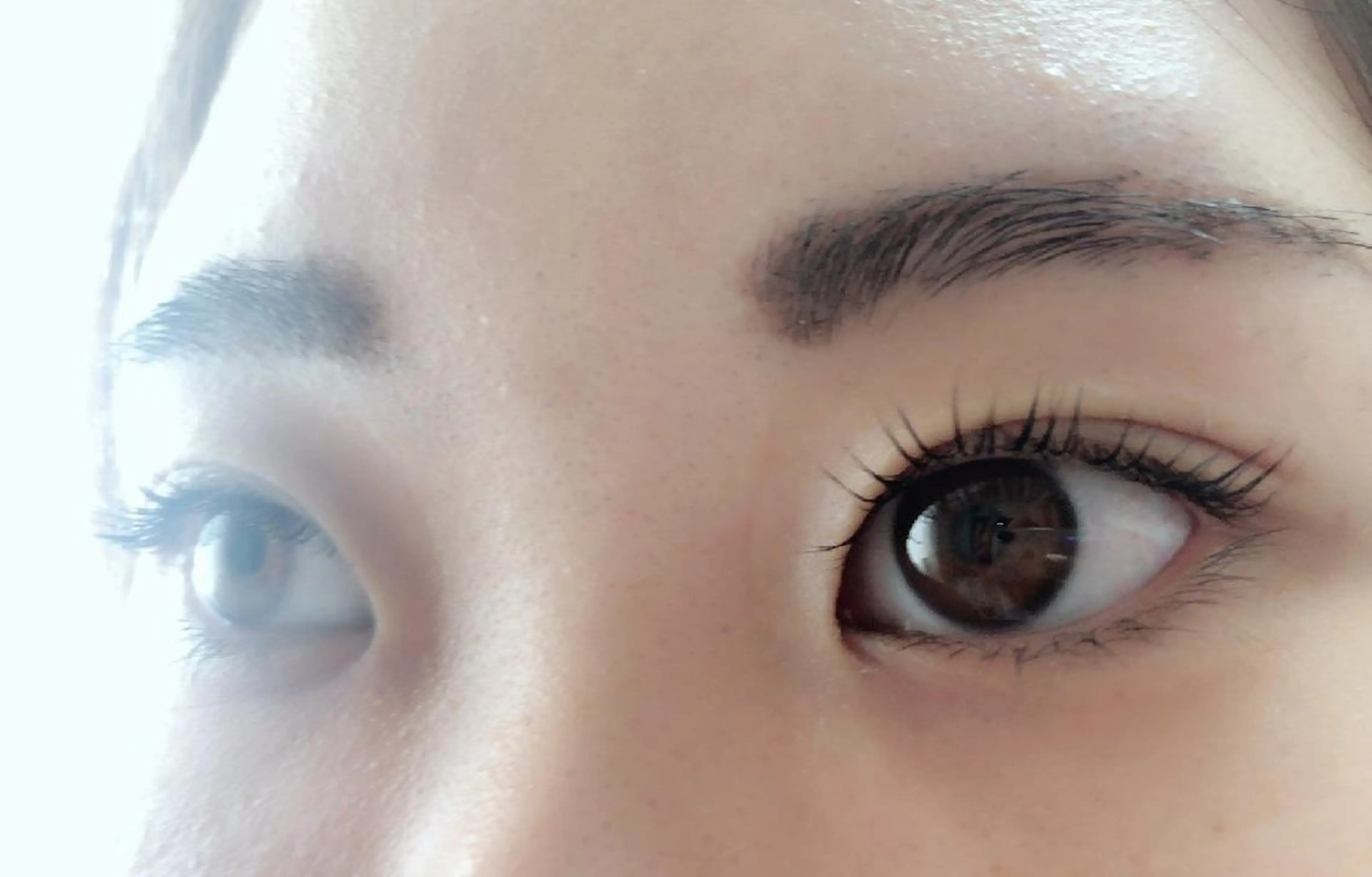 マツエク・マツパ 付け放題 フラットラッシュ 下まつげエクステ 一重×まつ毛パーマ ボリュームラッシュ 吉岡 ゆうなのマツエク・マツパデザイン