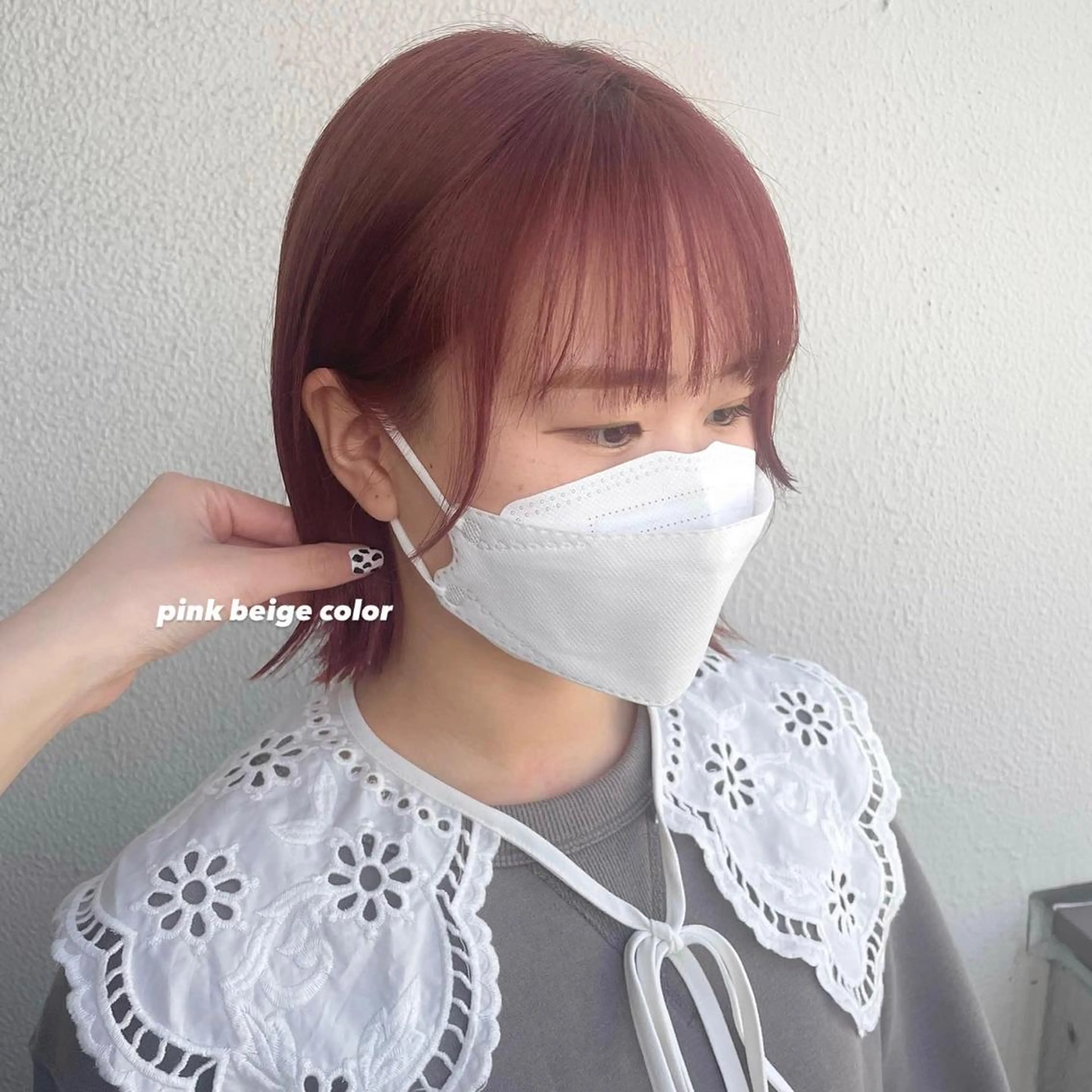 ショート カラー パーマ ヘアアレンジ メンズ キッズ ネイル マツエク・マツパ アイブロウ 透明感カラー・レイヤ ー🎀amika🎀のヘアスタイル