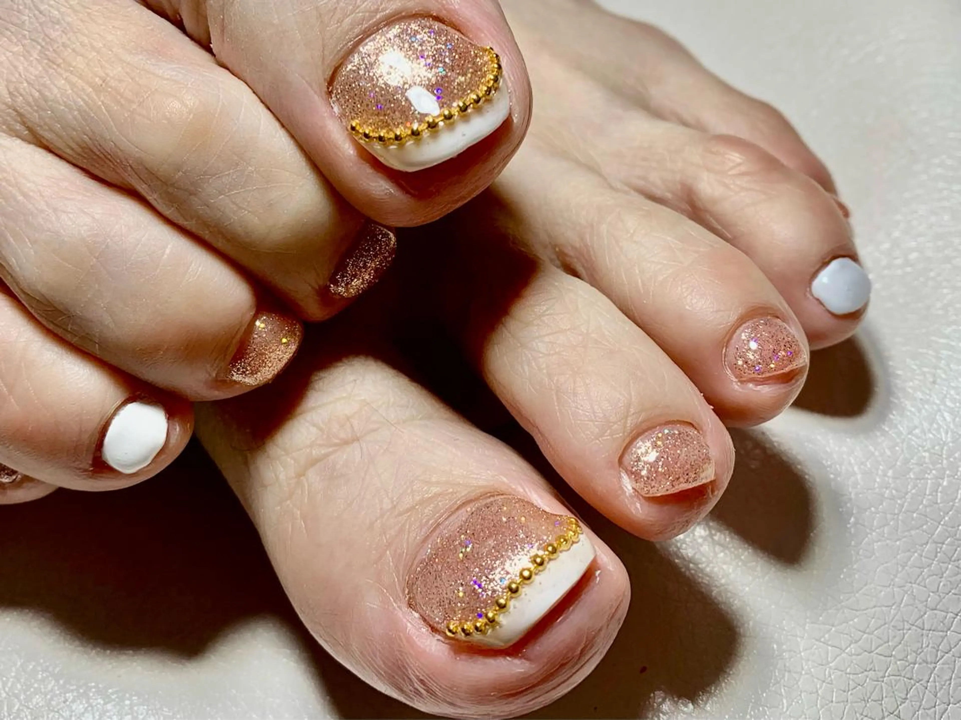 通常フットネイル120分の写真