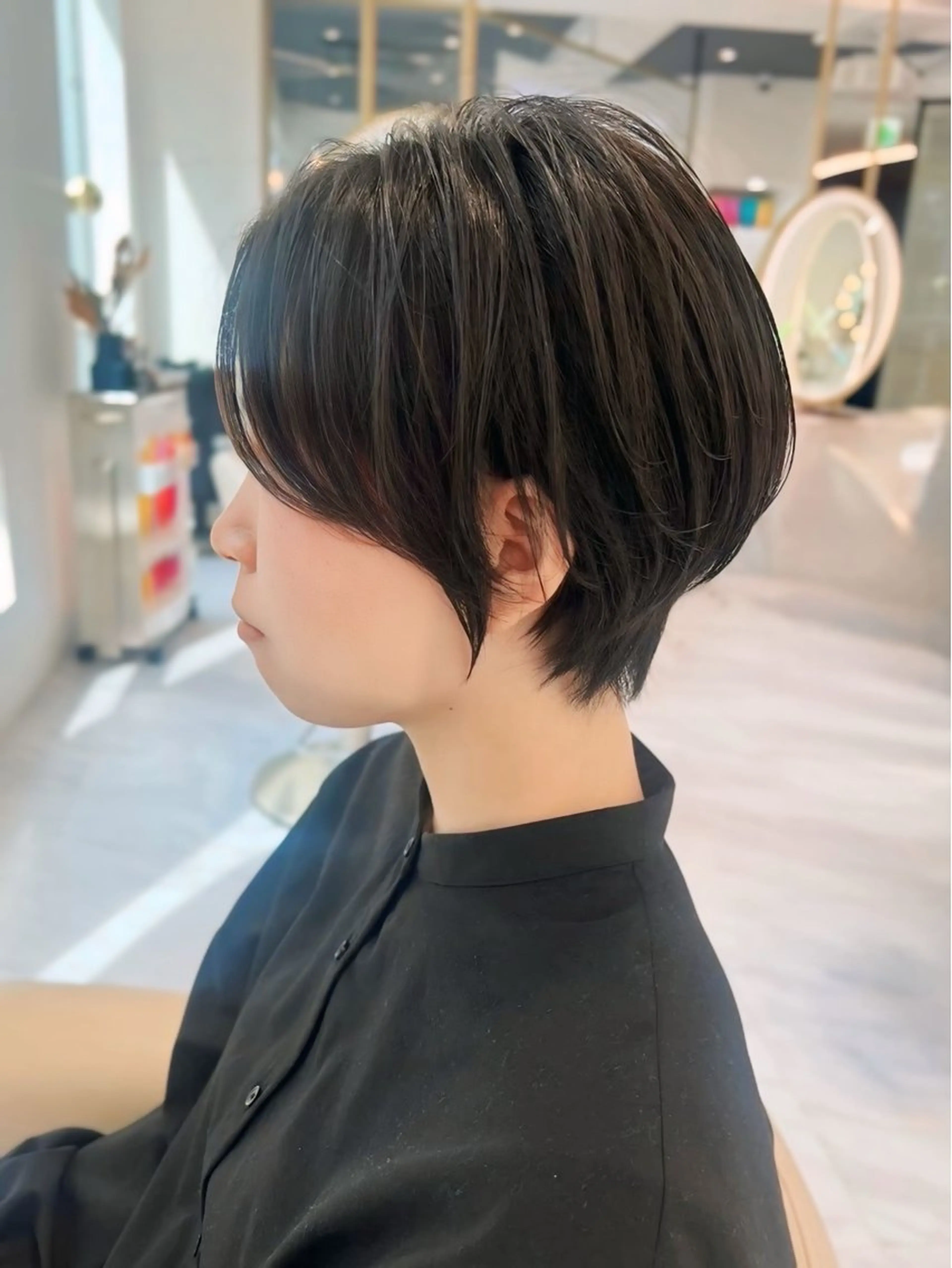 ショート ハンサムショート ショートヘア ショート/丸み/ 小顔/ERIのヘアスタイル