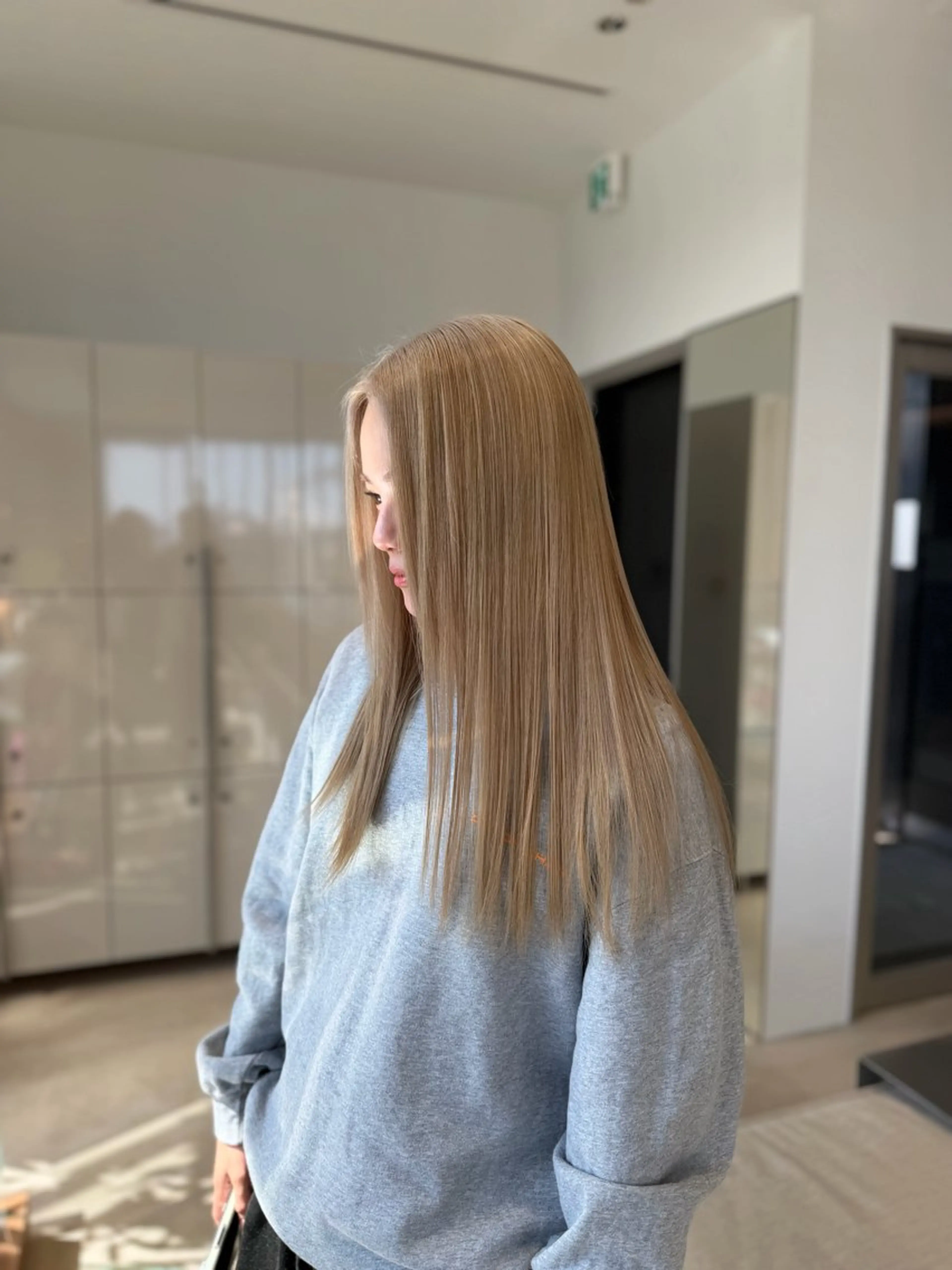 ロング 髪質改善 トリートメント ヘアカラー トリートメント 髪質改善/レイヤー 暖色/shiinaのヘアスタイル