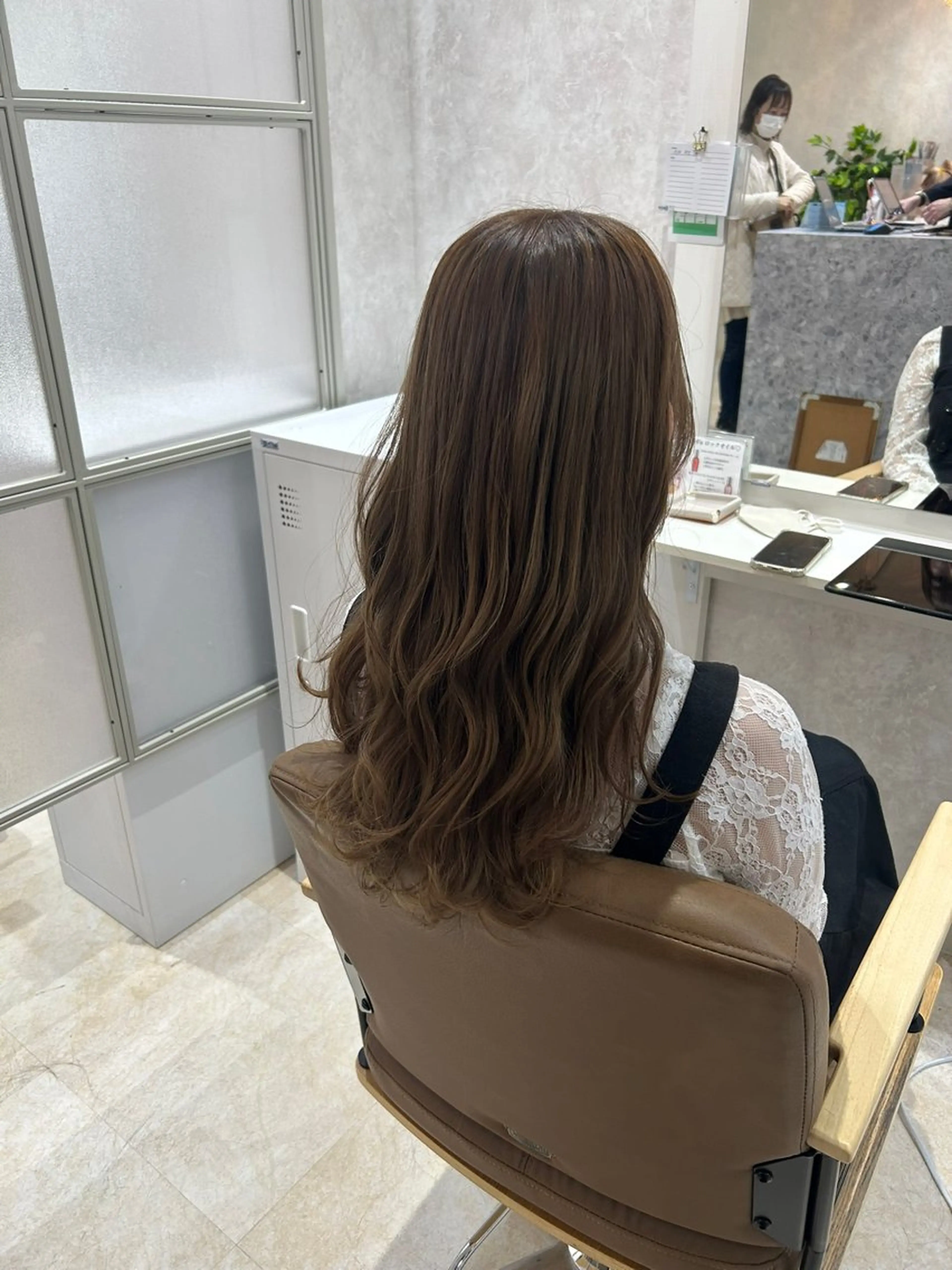 セミロング カラー カット ヘアカラー トリートメント ヘアセット 💙まこと💙艶 カラー(Rico)のヘアスタイル
