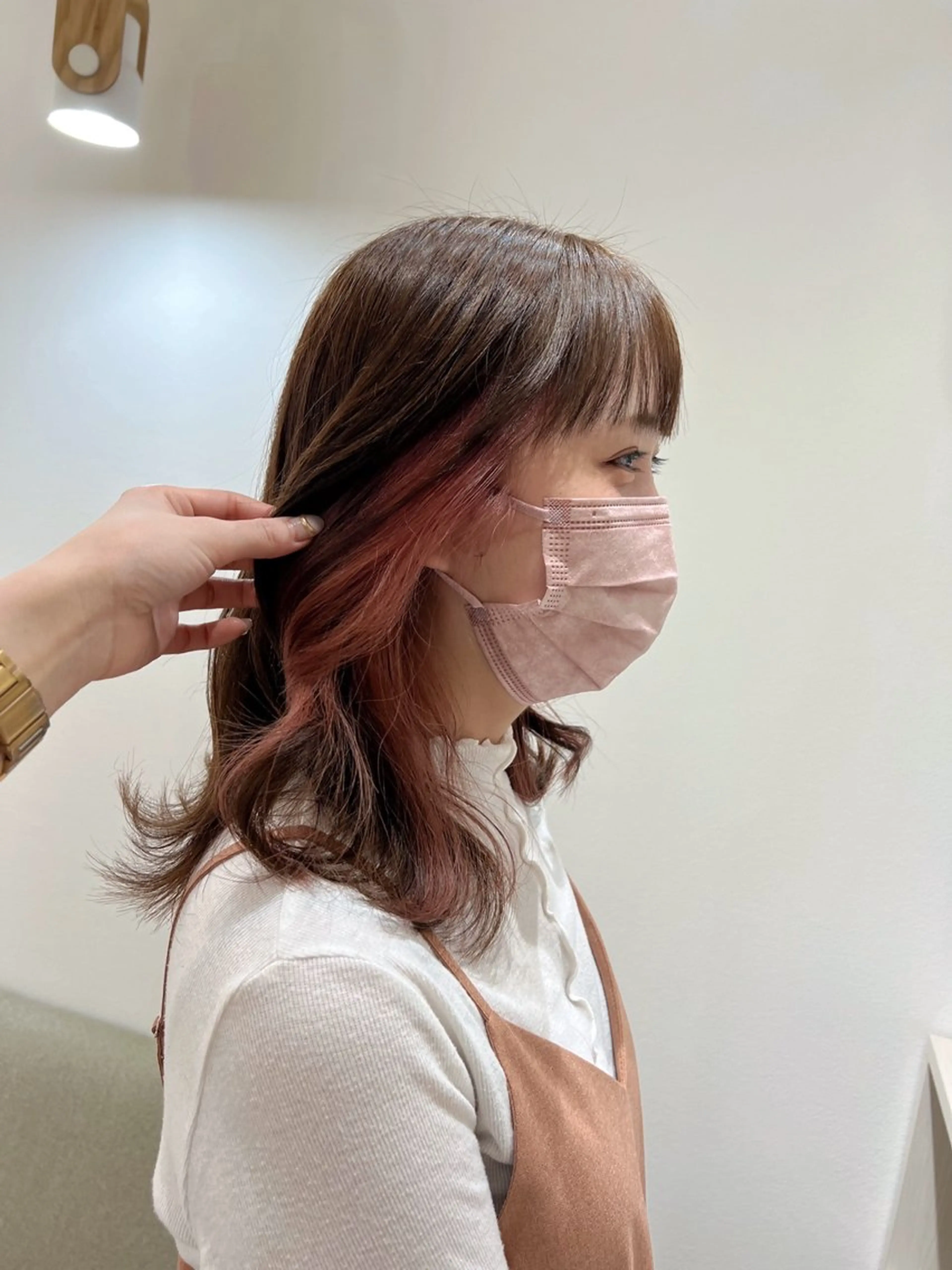 セミロング カラー scena(シーナ)所属・『大西　陸』 透明感color🔆のヘアスタイル