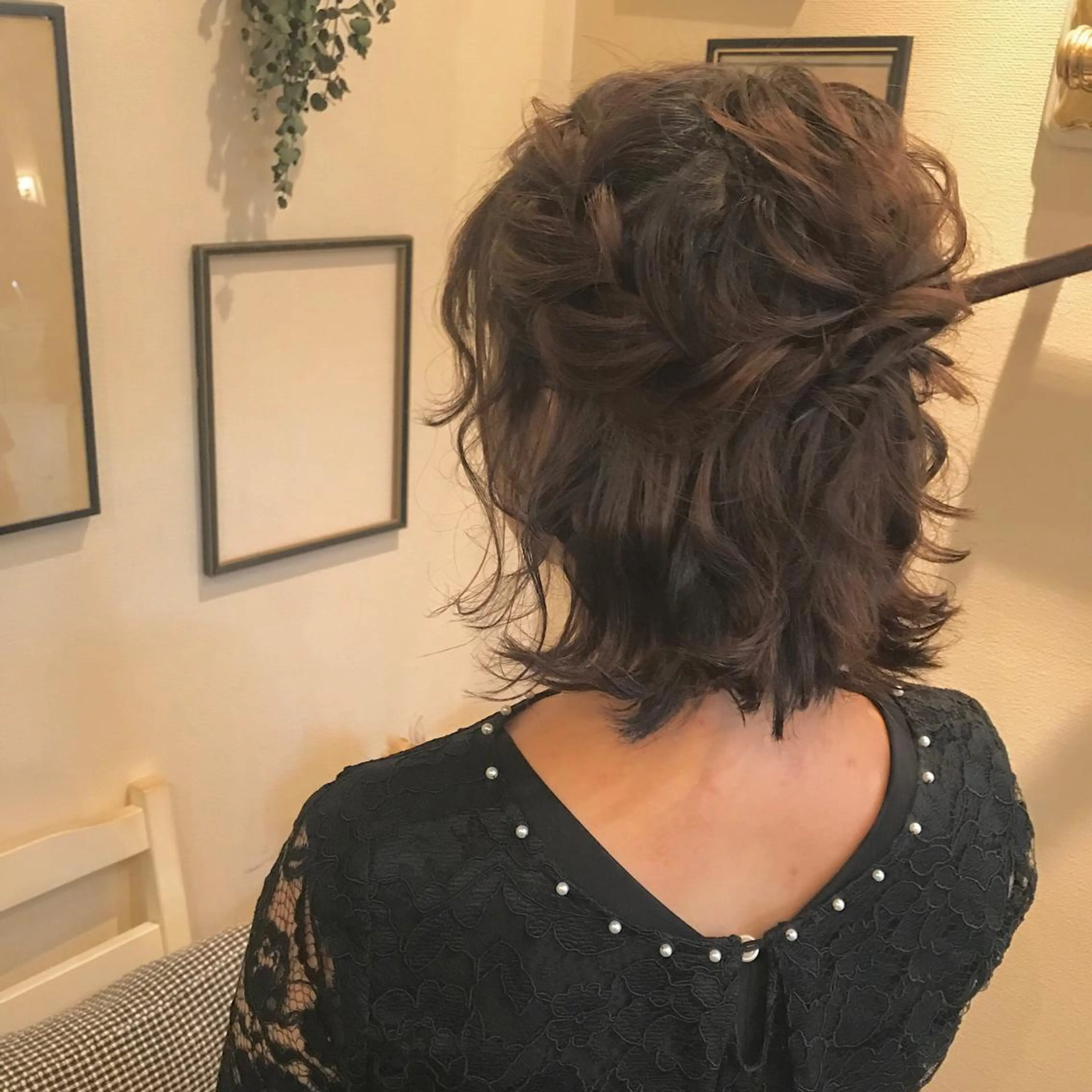 ショート カラー ヘアアレンジ 韓国 / 中国ヘア 🦋Noniのヘアスタイル