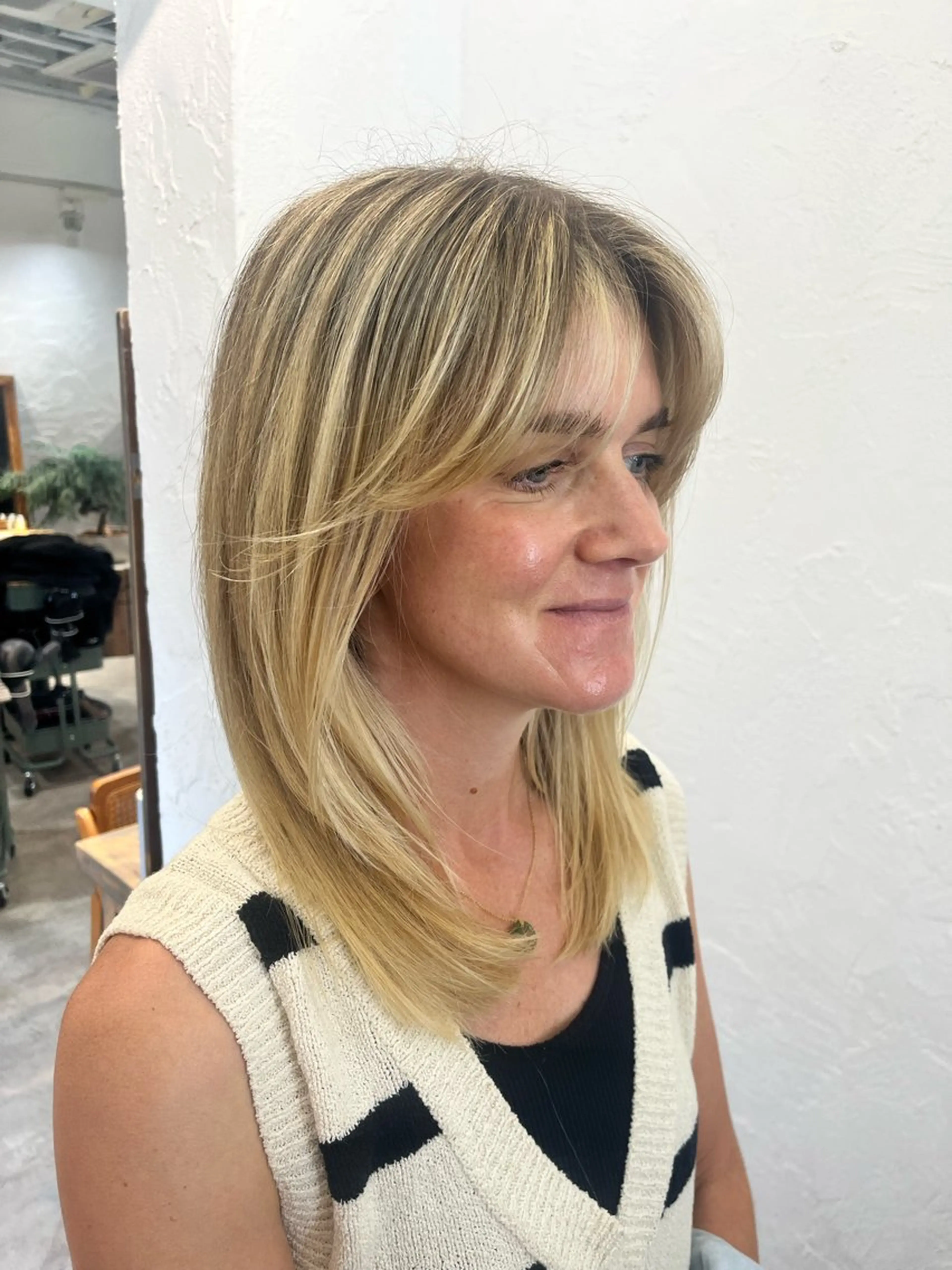 ミディアム カラー 新宿/髪質改善 艶カラー👶Renaのヘアスタイル