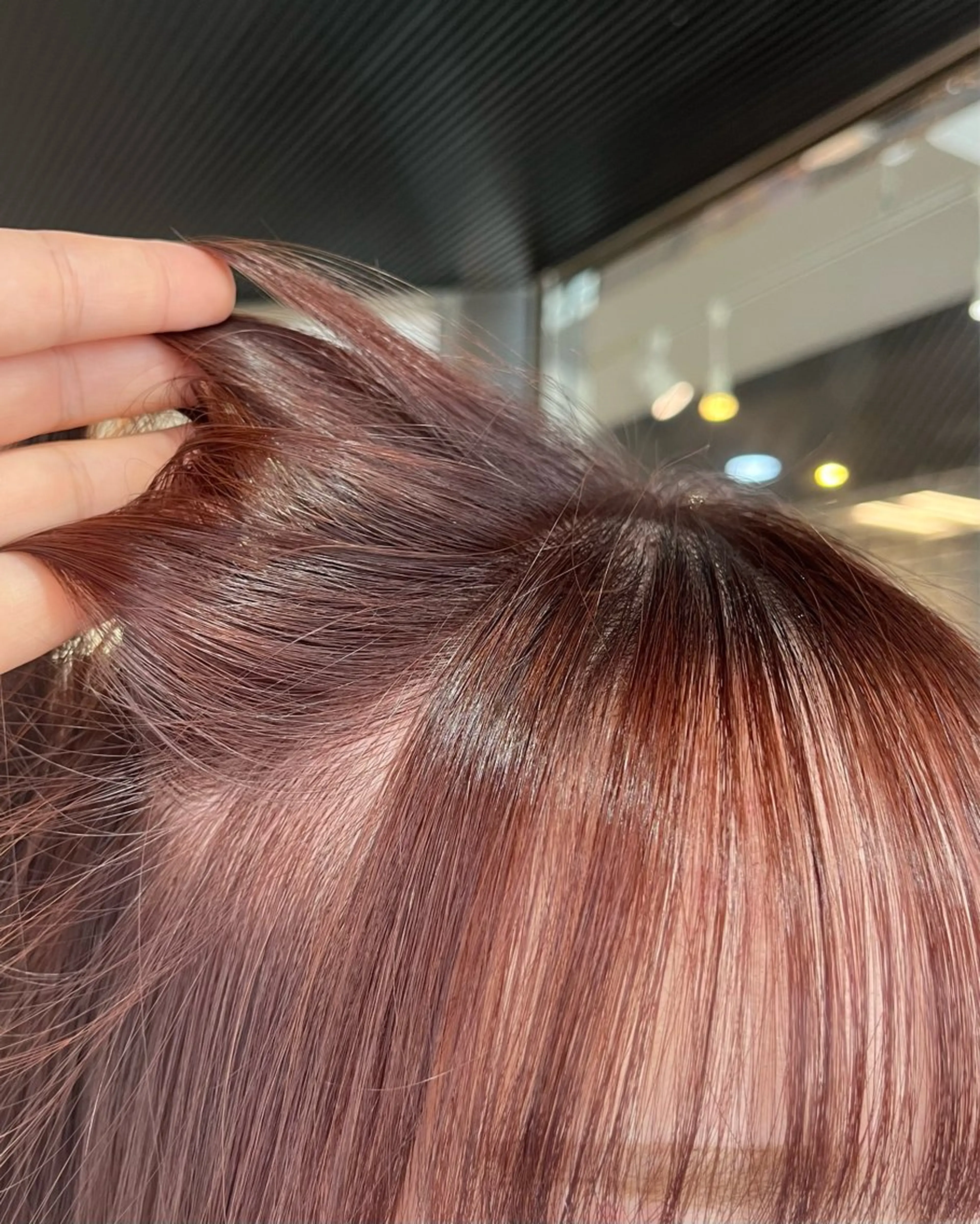 ロング カラー ベージュカラー ブリーチ ブラウンカラー ケアブリーチ ダブルカラー ボブ/暖色カラー コウボヒカルのヘアスタイル