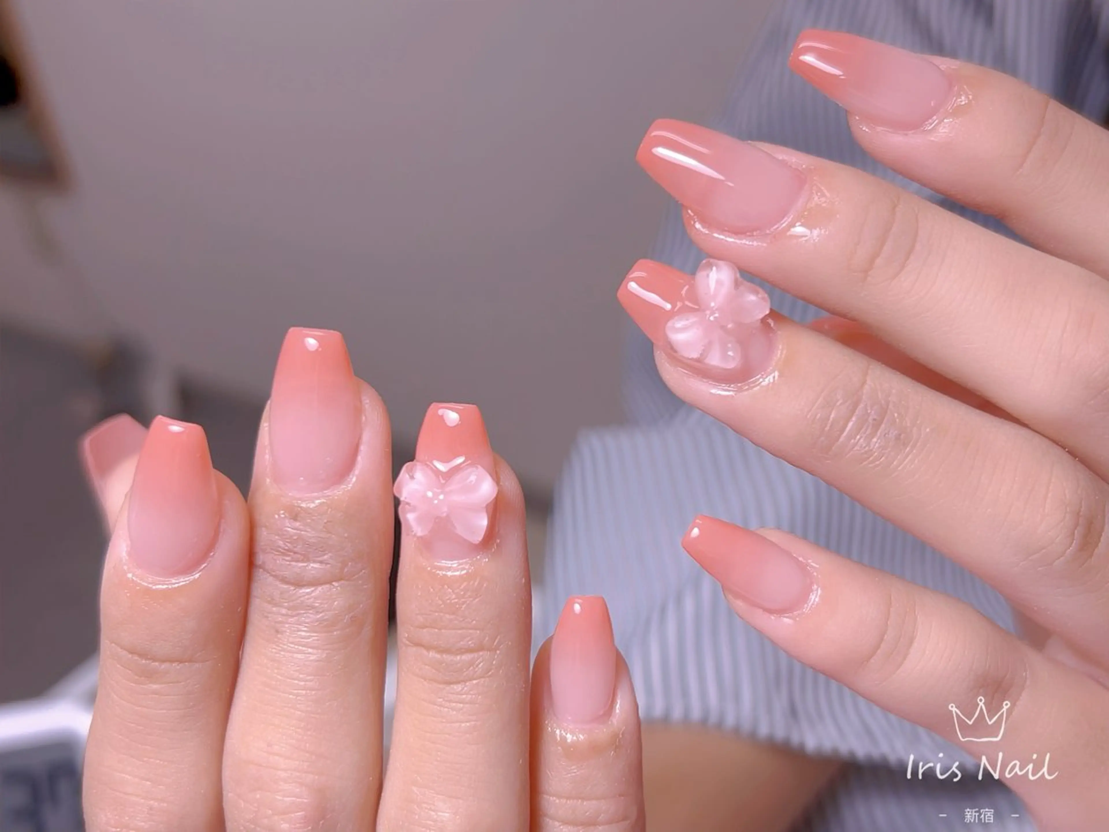 ネイル ハンドネイル 【長さ出し】 IRIS NAILのネイルデザイン