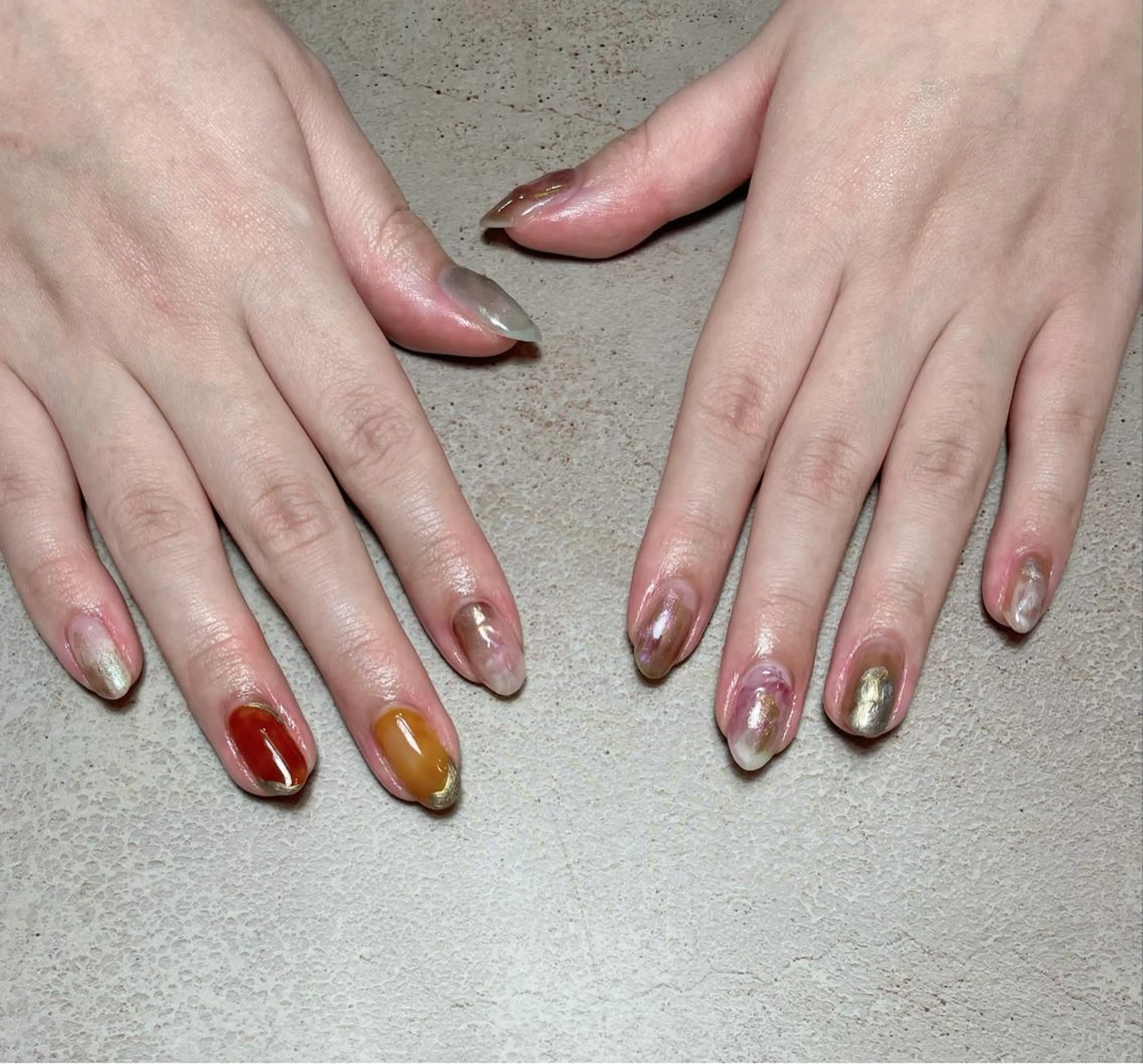 ネイル ニュアンスネイル nailsalon SIMB.のネイルデザイン