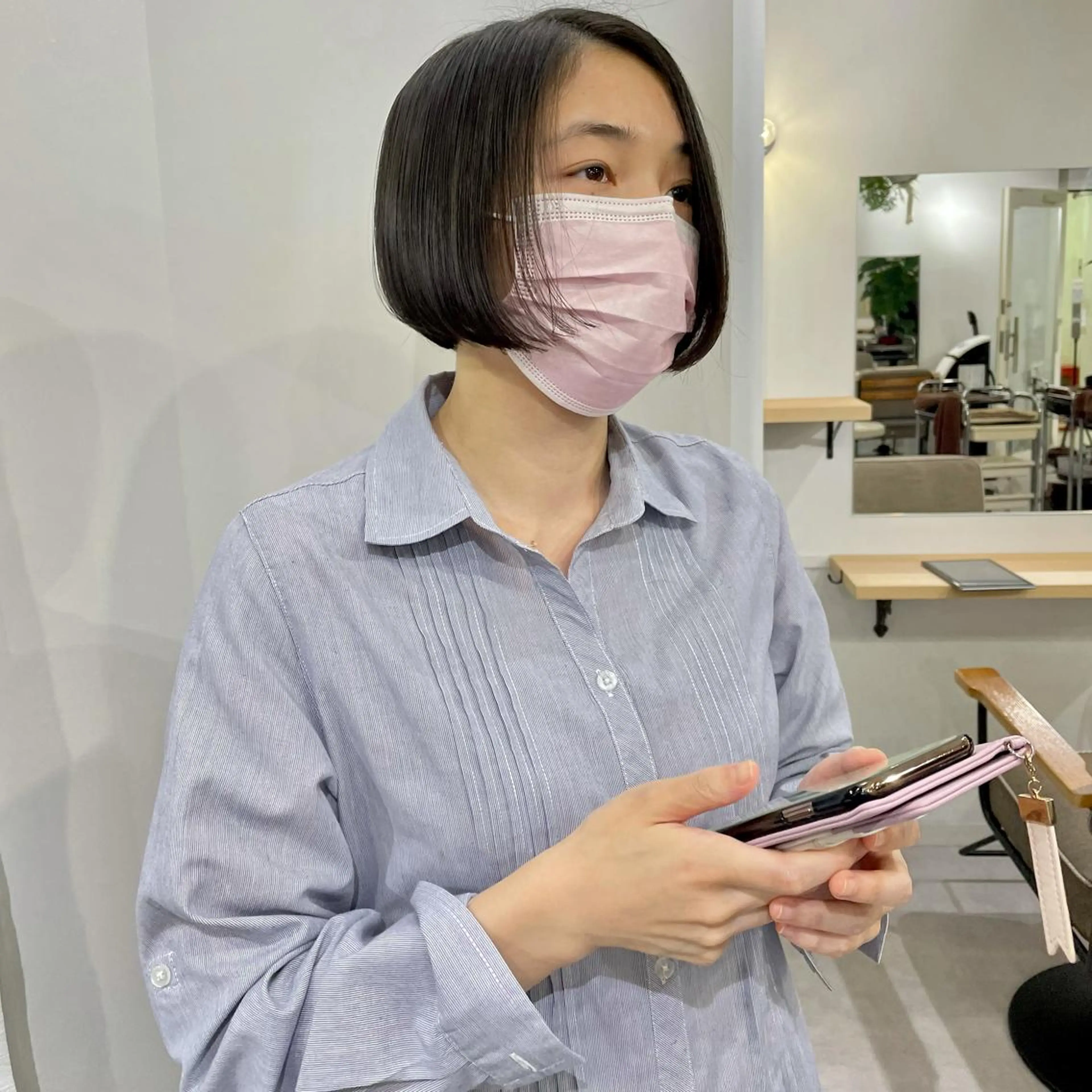 ショート ボブ パーマ＊ 顔まわり似合わせのヘアスタイル