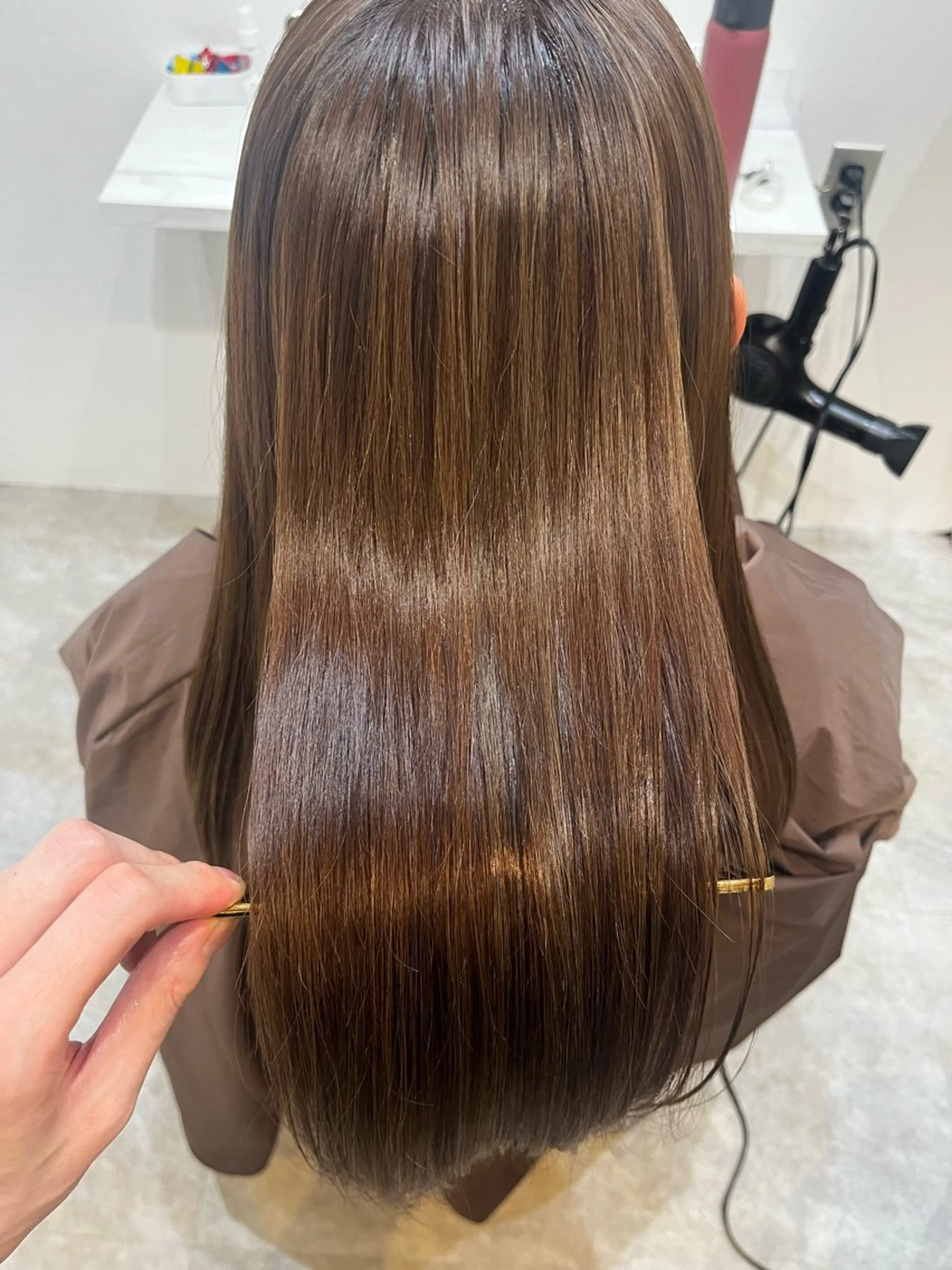 🍀癖でお悩みの方必見✨カット＋地毛風premiumストレート＋3step TRの写真