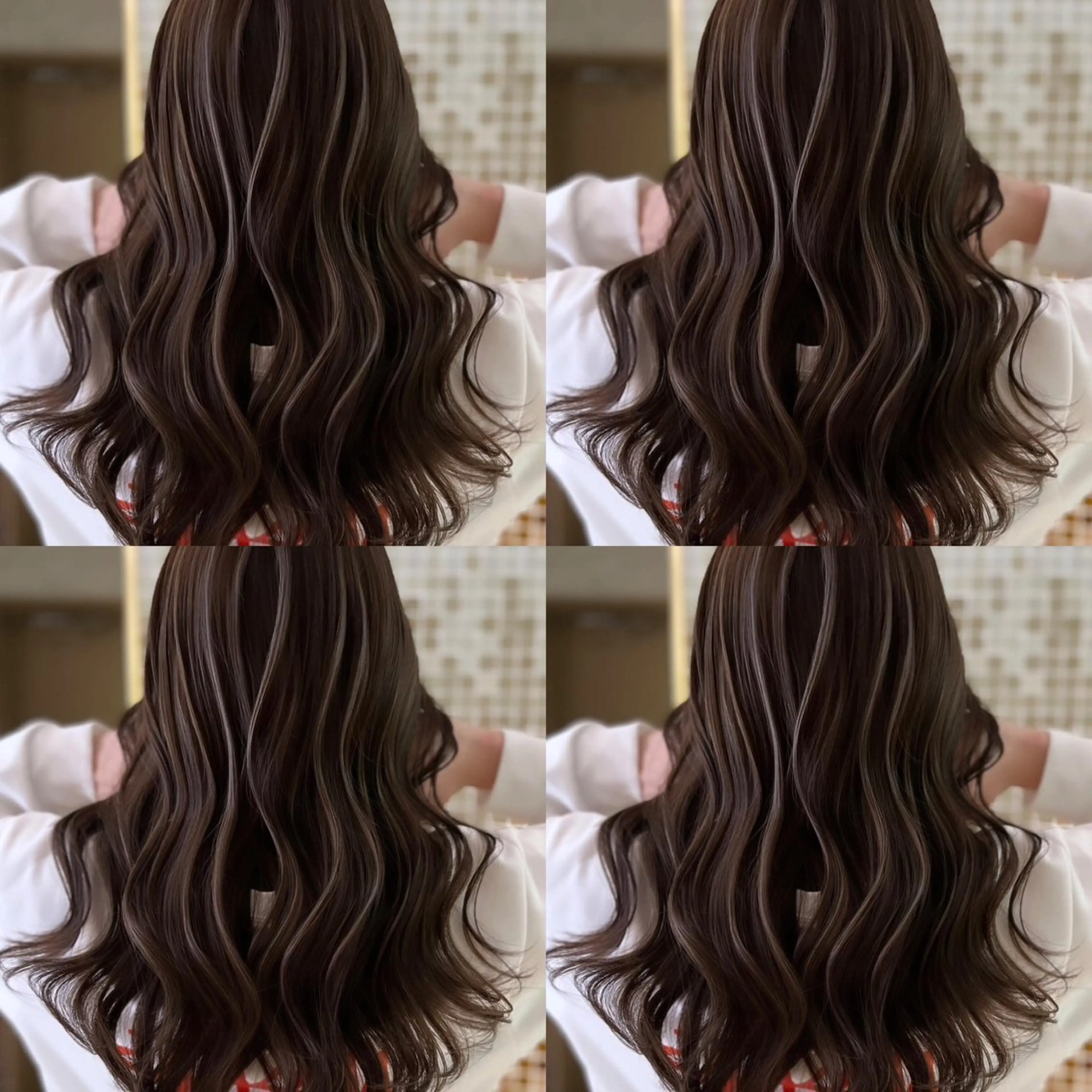 ミディアム ハイライト レイヤーカット ご予約 宜しくお願いします！のヘアスタイル