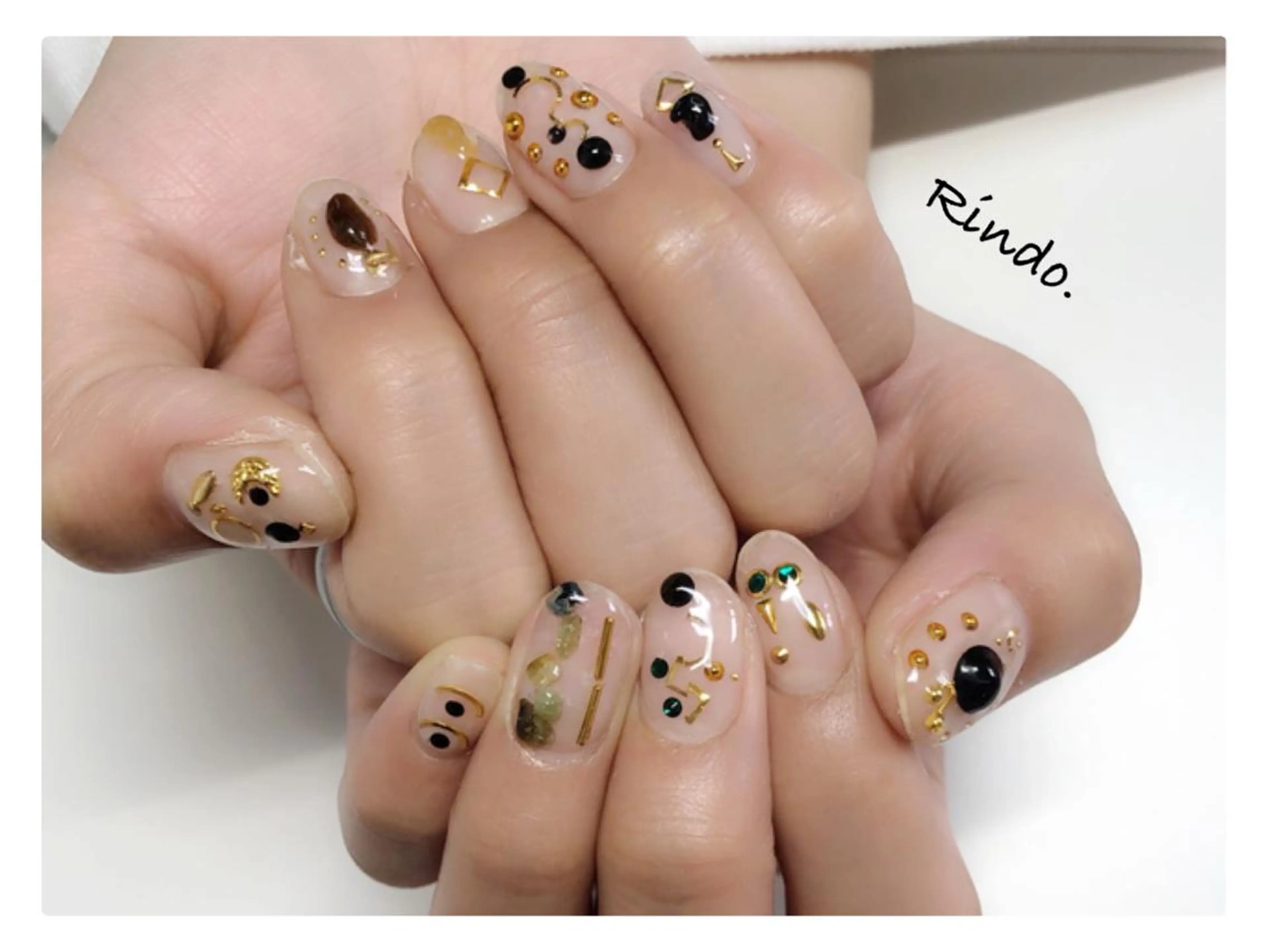 ネイル クリアネイル ハンドネイル Rindo.ネイル ♡耳つぼジュエリーのその他イメージ