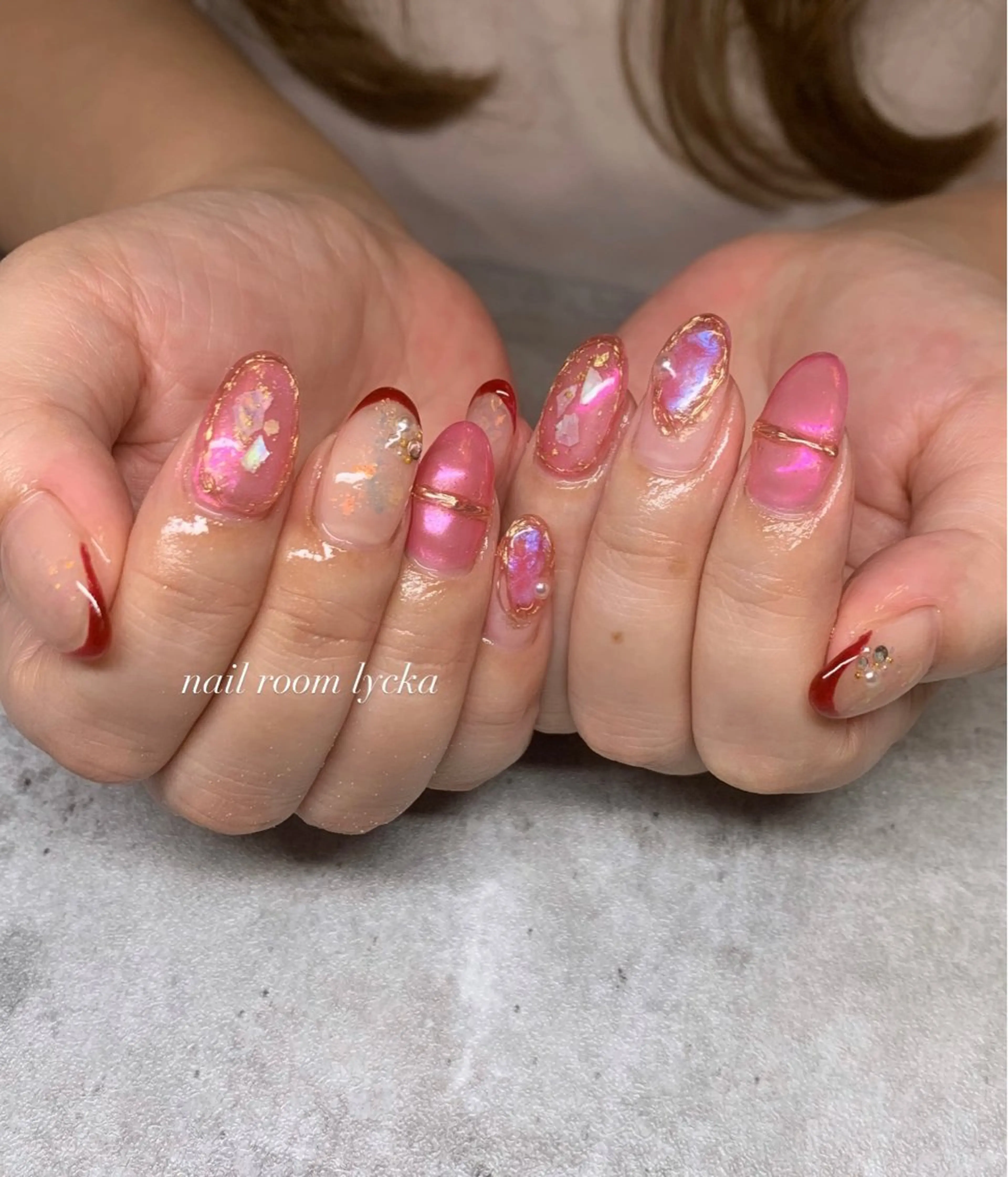 ネイル ﾈｲﾙﾙｰﾑﾘｯｶ 𝐦𝐚𝐲𝐮のネイルデザイン