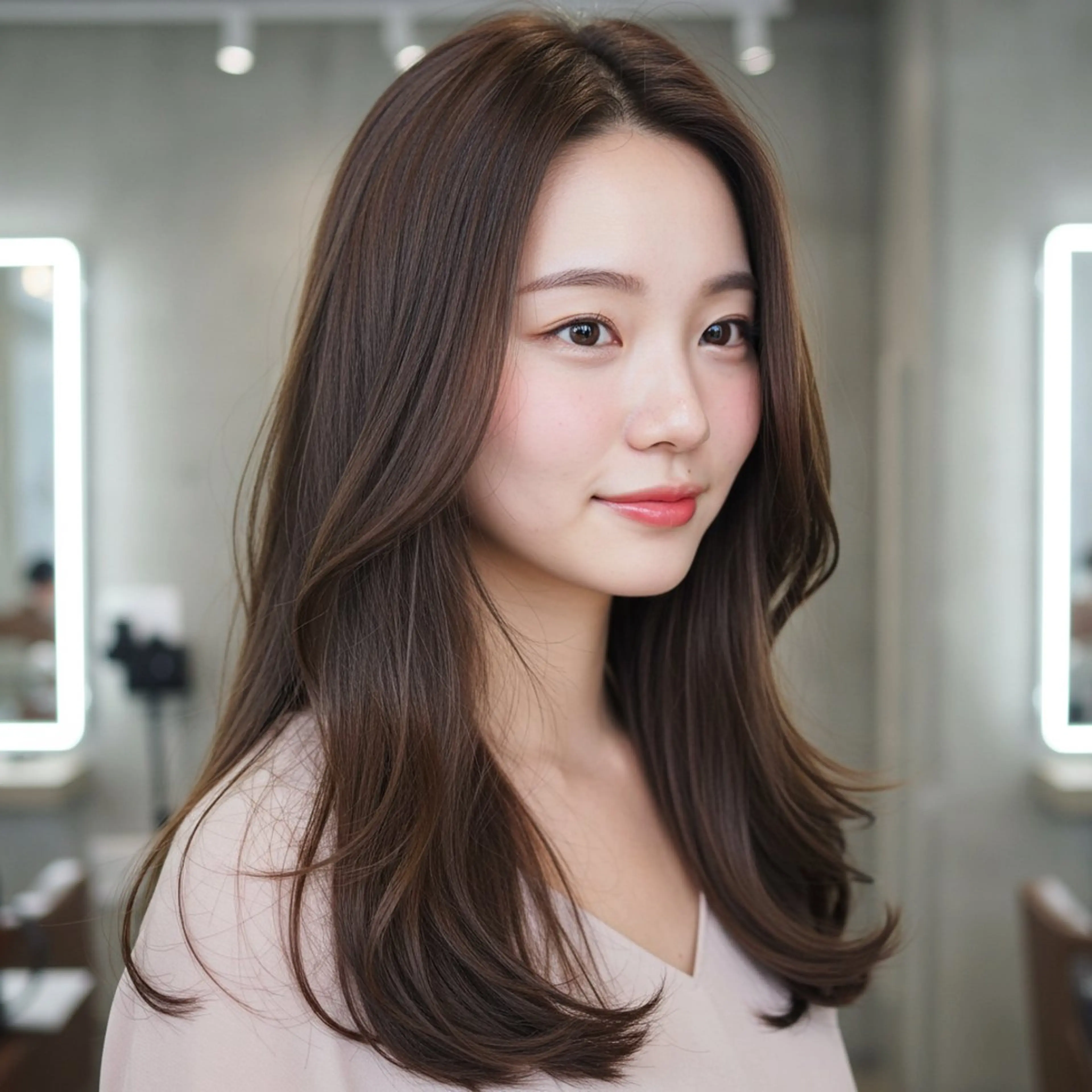 ロング 似合わせボブ✖️ 韓国レイヤー✨小関のヘアスタイル