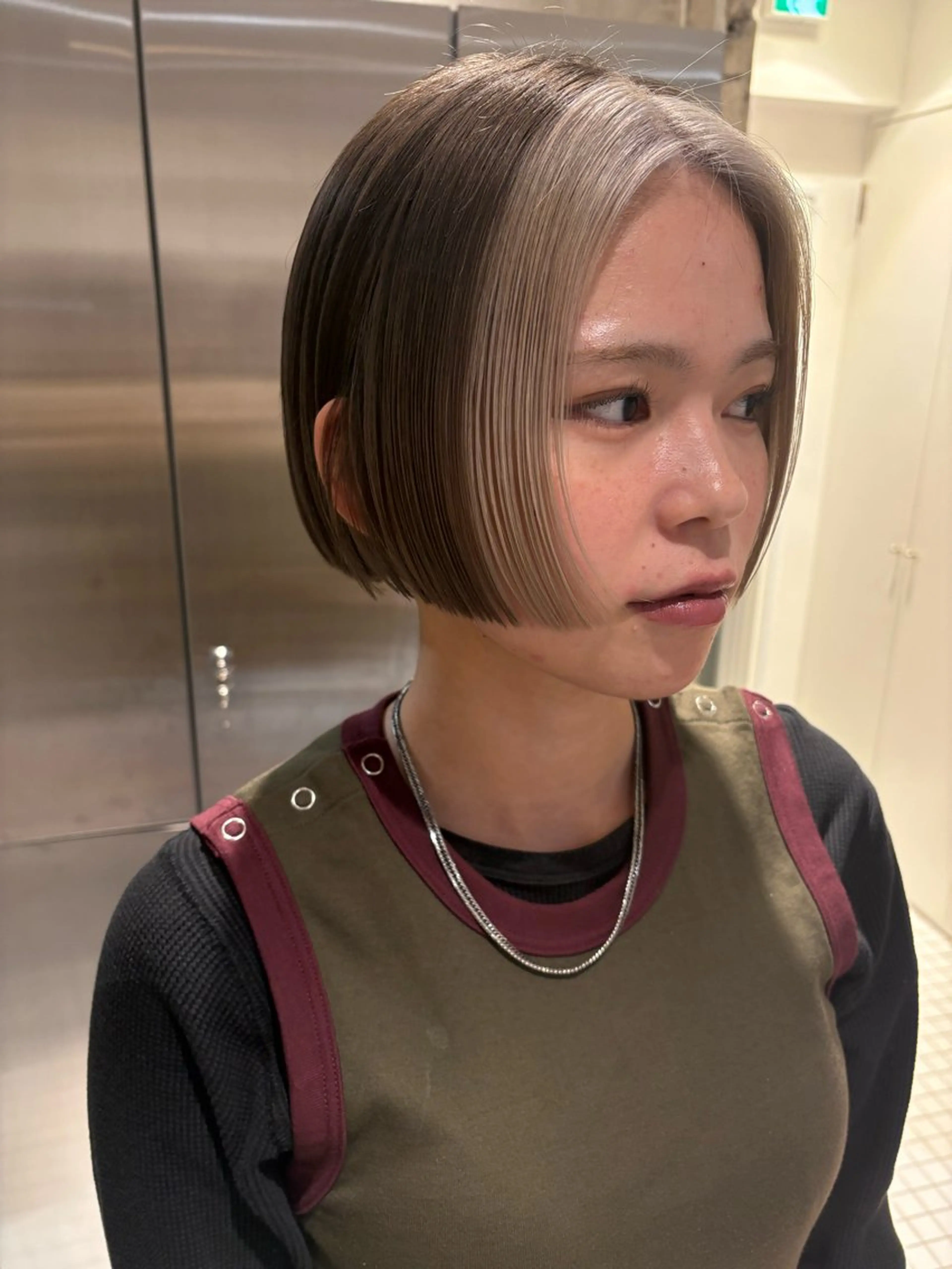 ショート カット ヘアカラー ウツワ所属・高円寺/loca/ 田中南帆のヘアスタイル