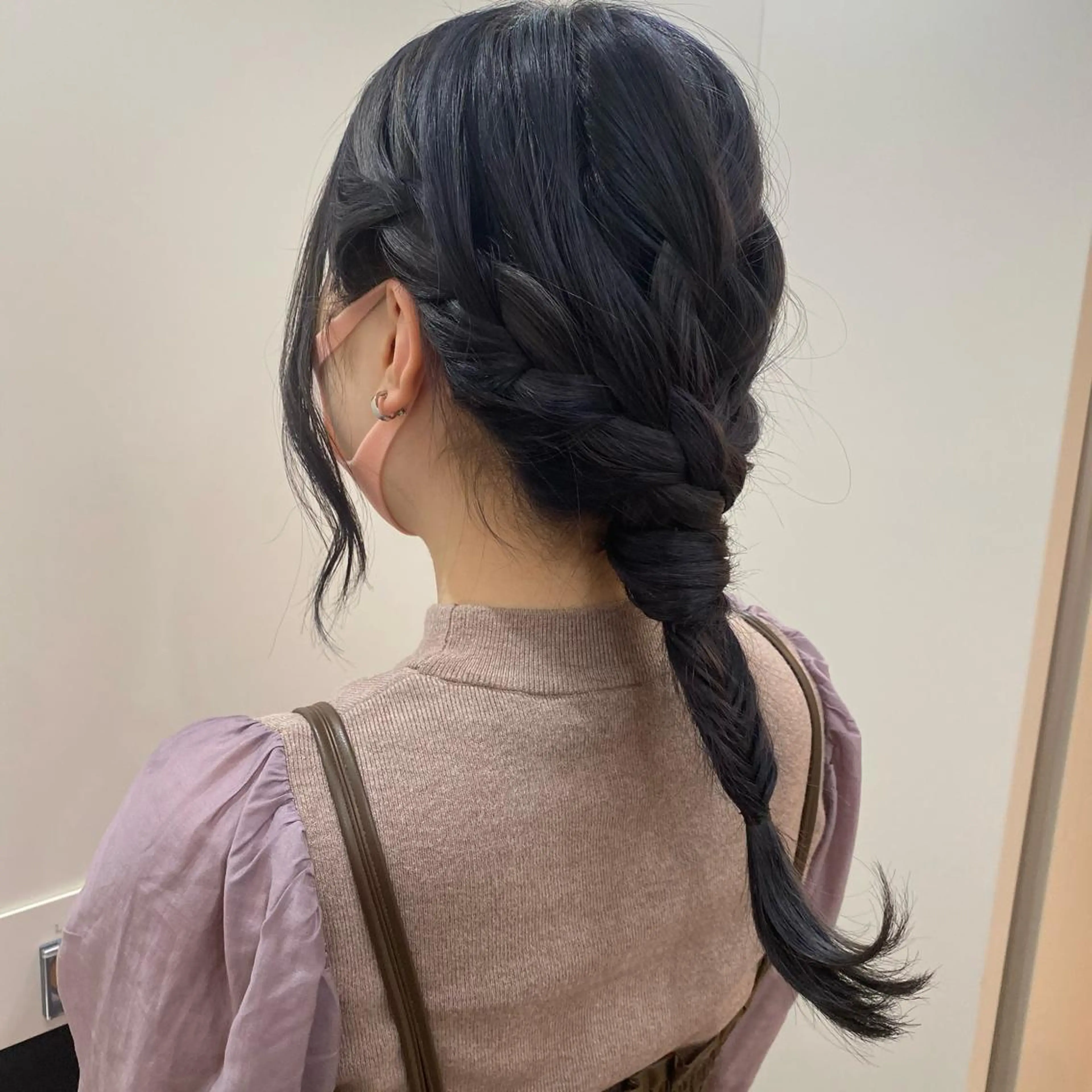 セミロング カラー パーマ ヘアアレンジ メンズ 🍀髪質改善 ケアカラーrootsのヘアスタイル