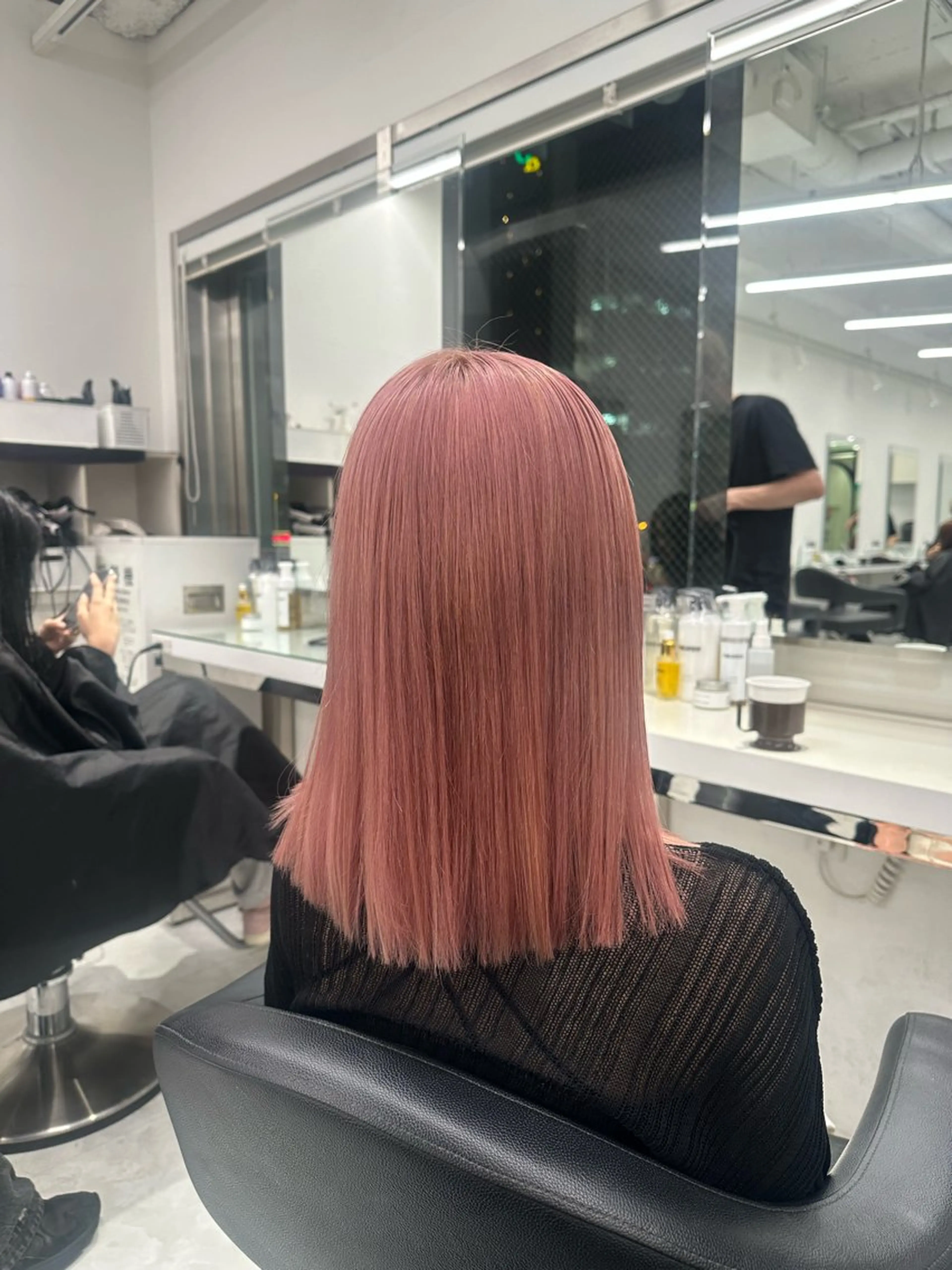 ロング カラー ヘアカラー トリートメント ヘッドスパ ヘアセット ❄最強かわいいカラー ❄️MINA❄️のヘアスタイル