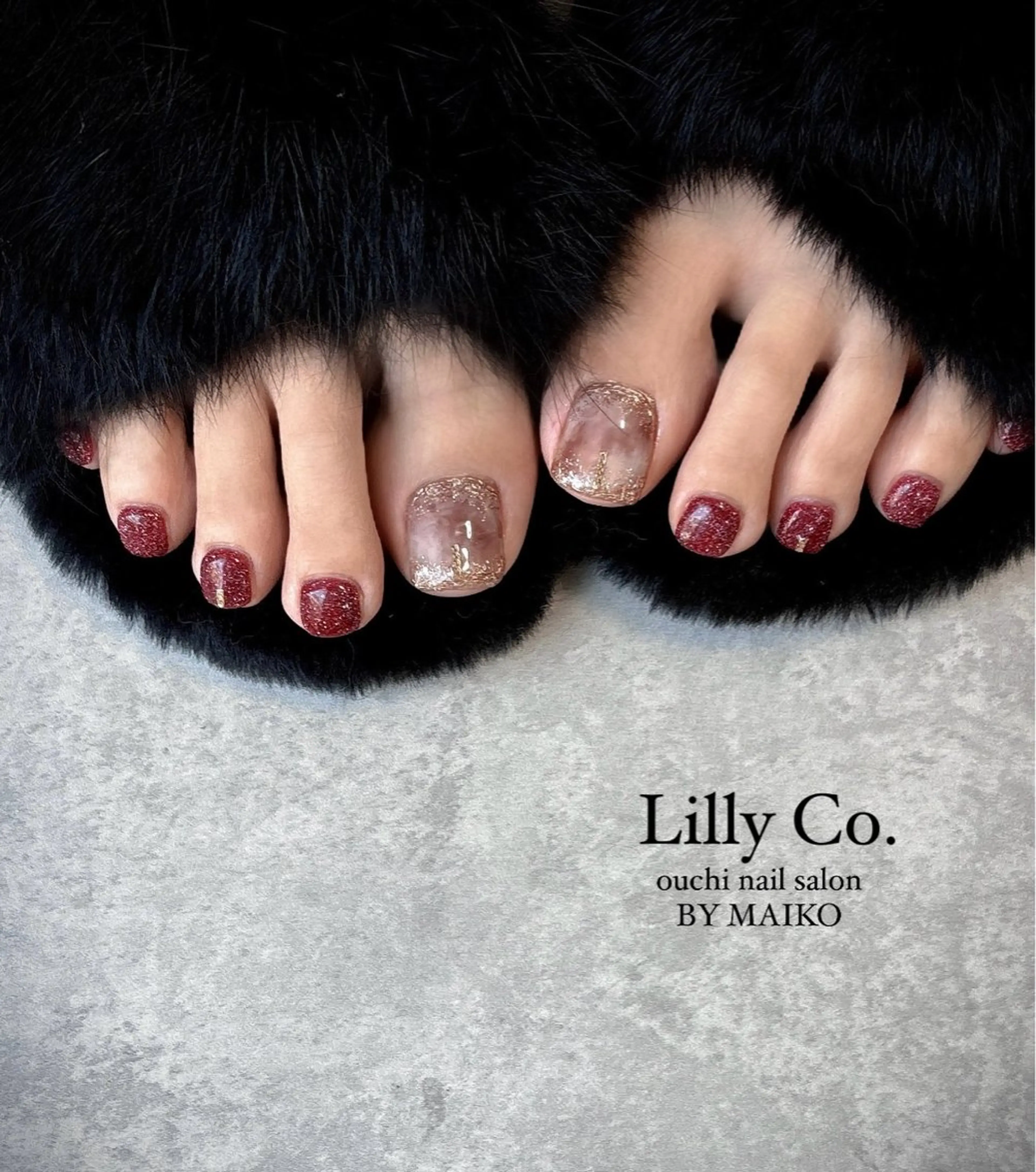 ネイル フットネイル Lilly Co.のネイルデザイン