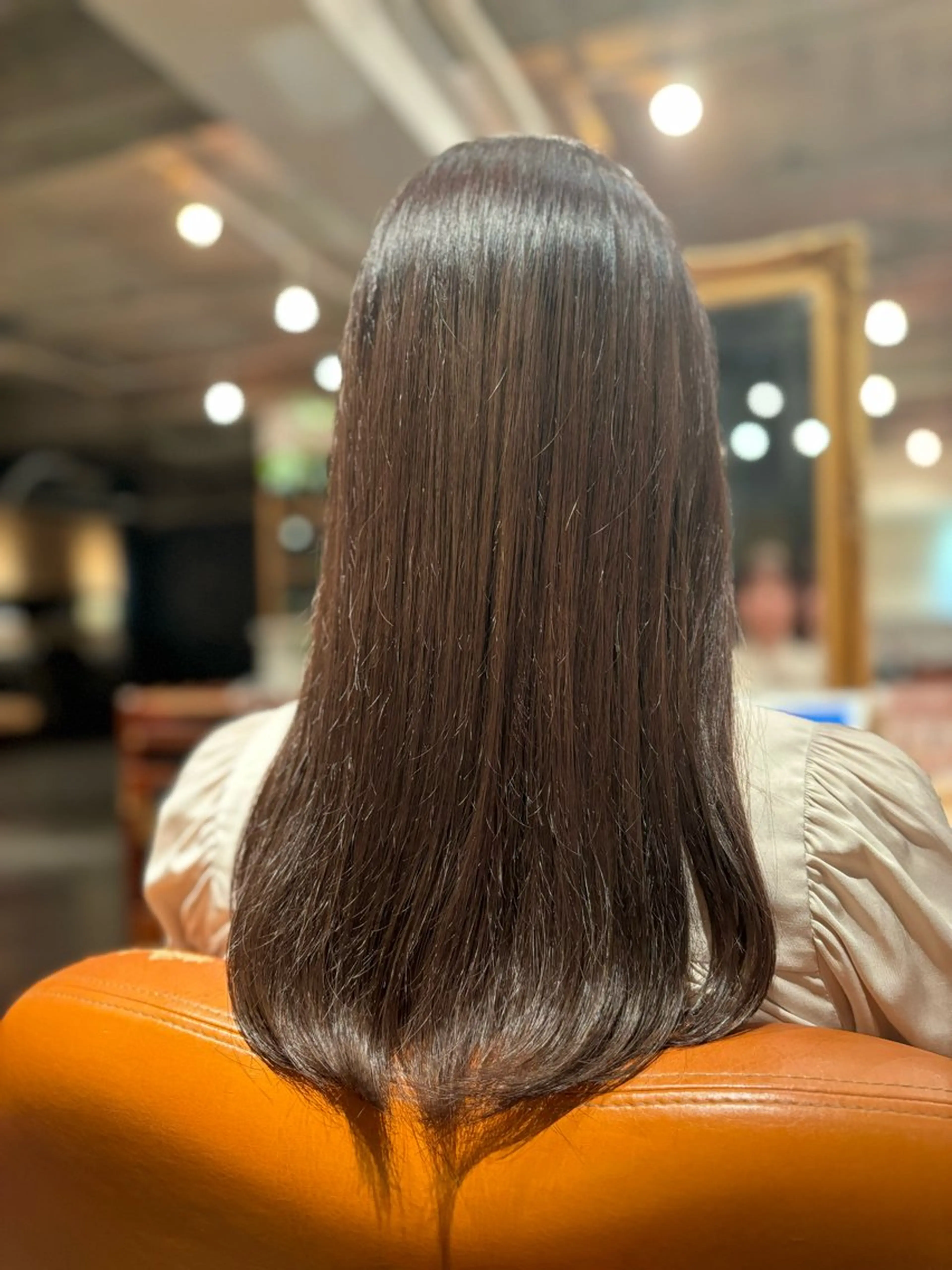 カラー グレージュ 髪質改善カラー ベージュ🤎YUMEのヘアスタイル