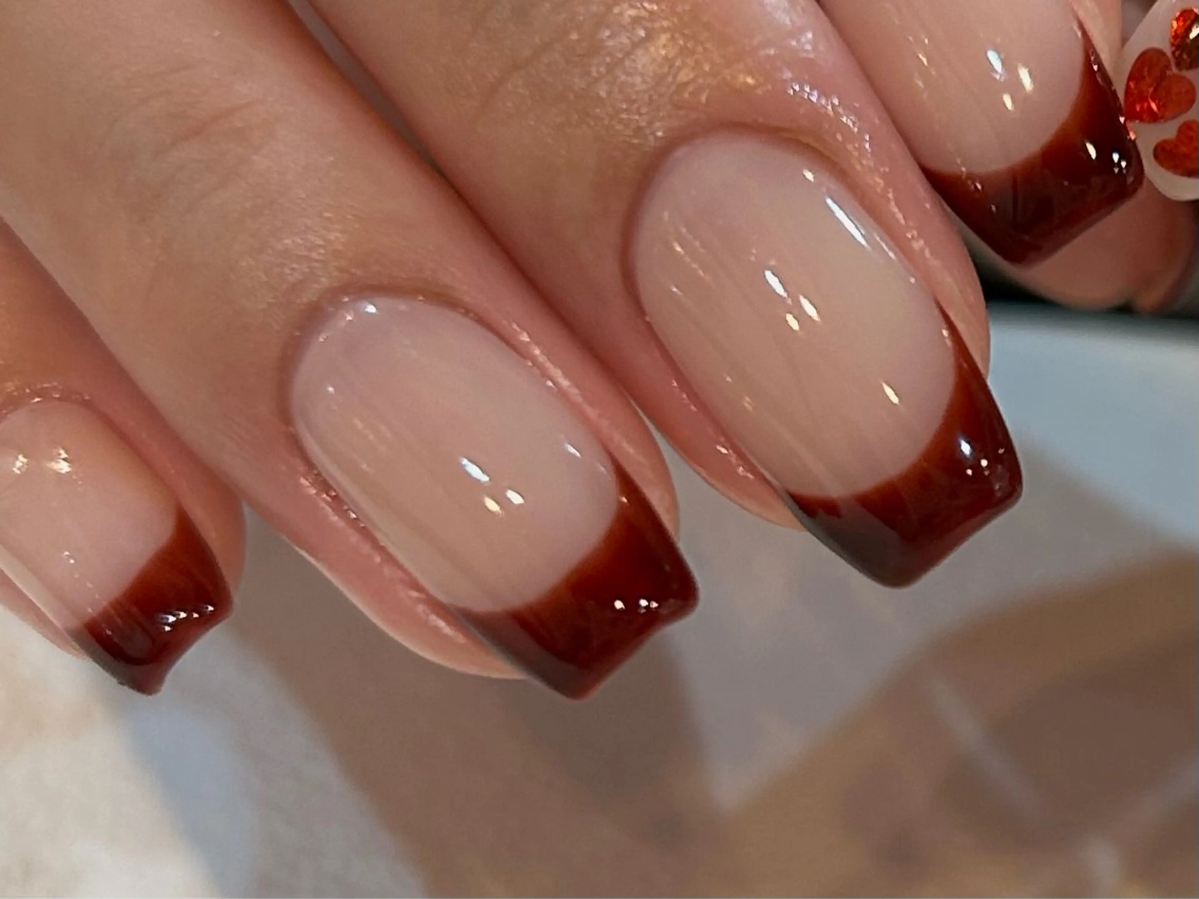 ネイル クリアネイル フレンチネイル TSUJIMOTO Kのネイルデザイン