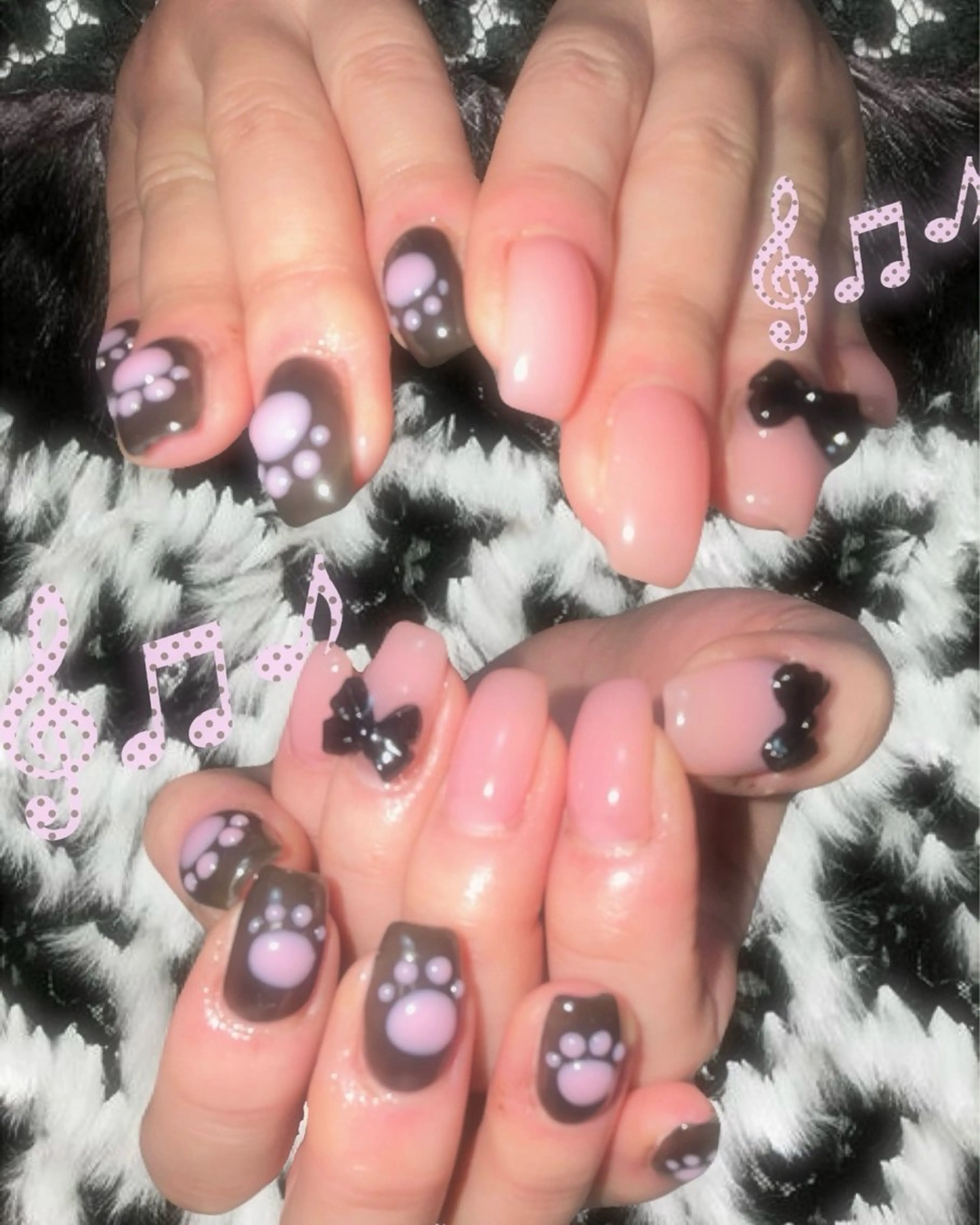 ネイル ハンドネイル フットネイル kana/モード ・グランジ໒꒱のネイルデザイン