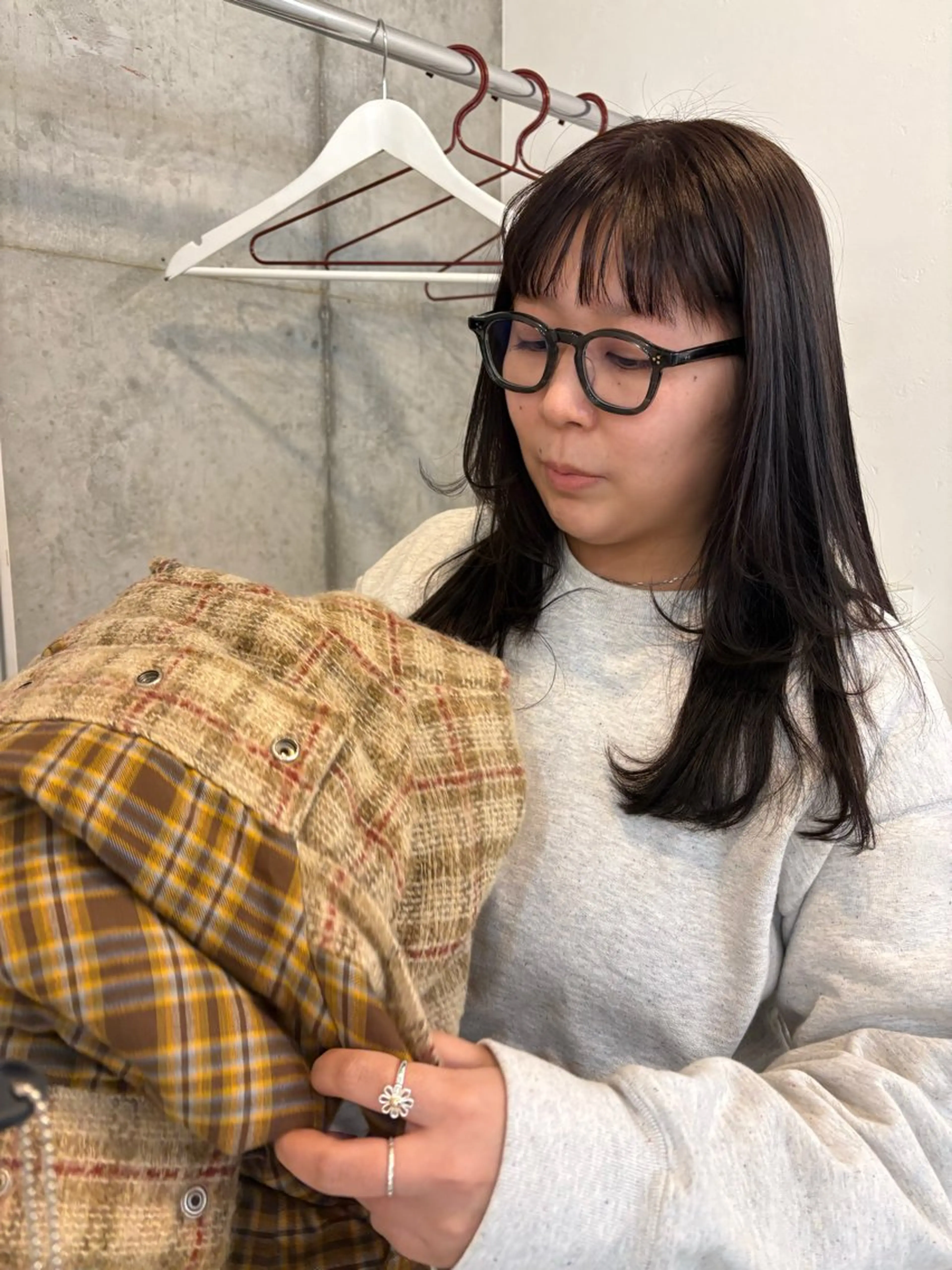 セミロング カラー ヘアカラー トリートメント NOUN所属・eri kinjoのヘアスタイル