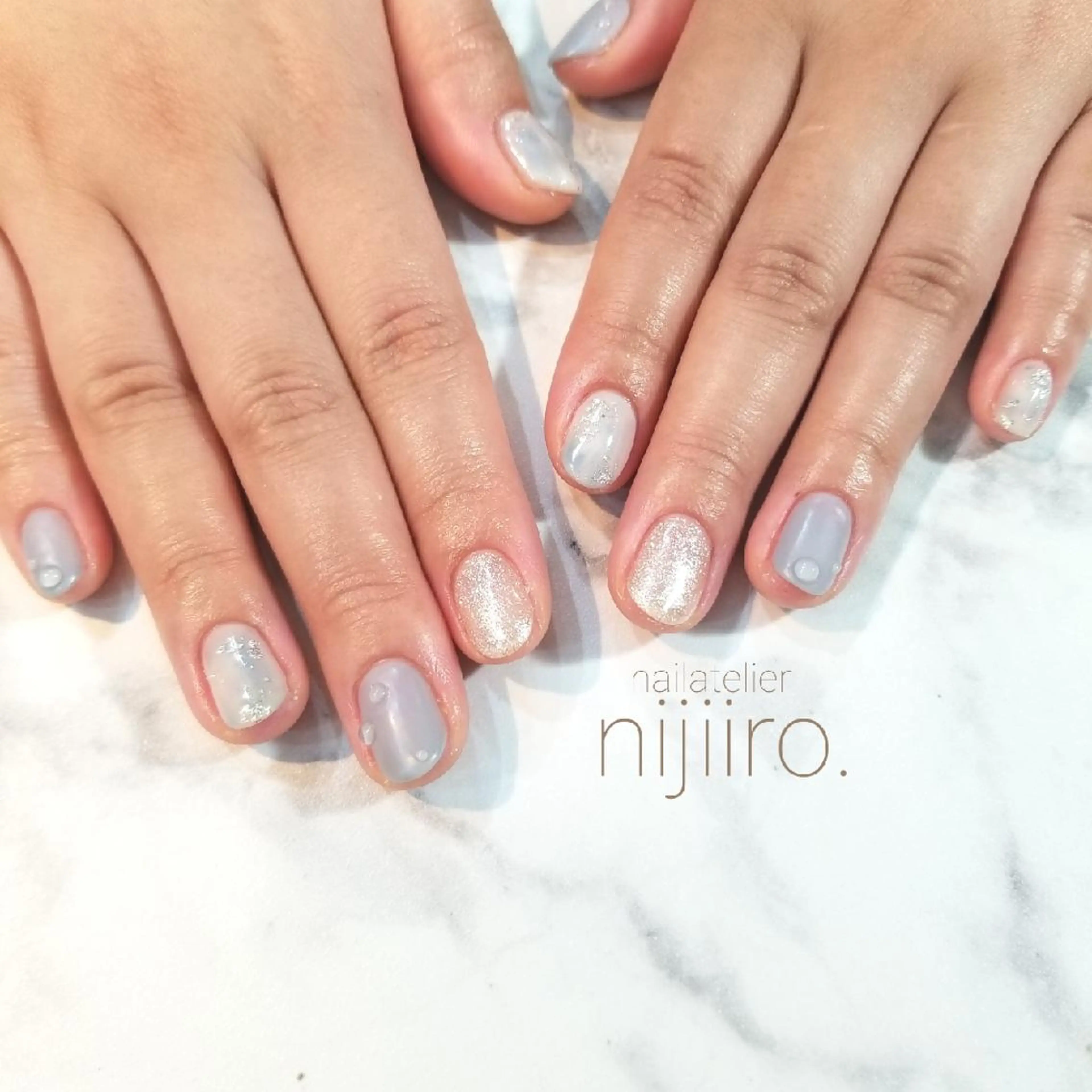 ネイル ハンドネイル nailatelier nijiiro.所属・nijiiro🌈 サトウのネイルデザイン