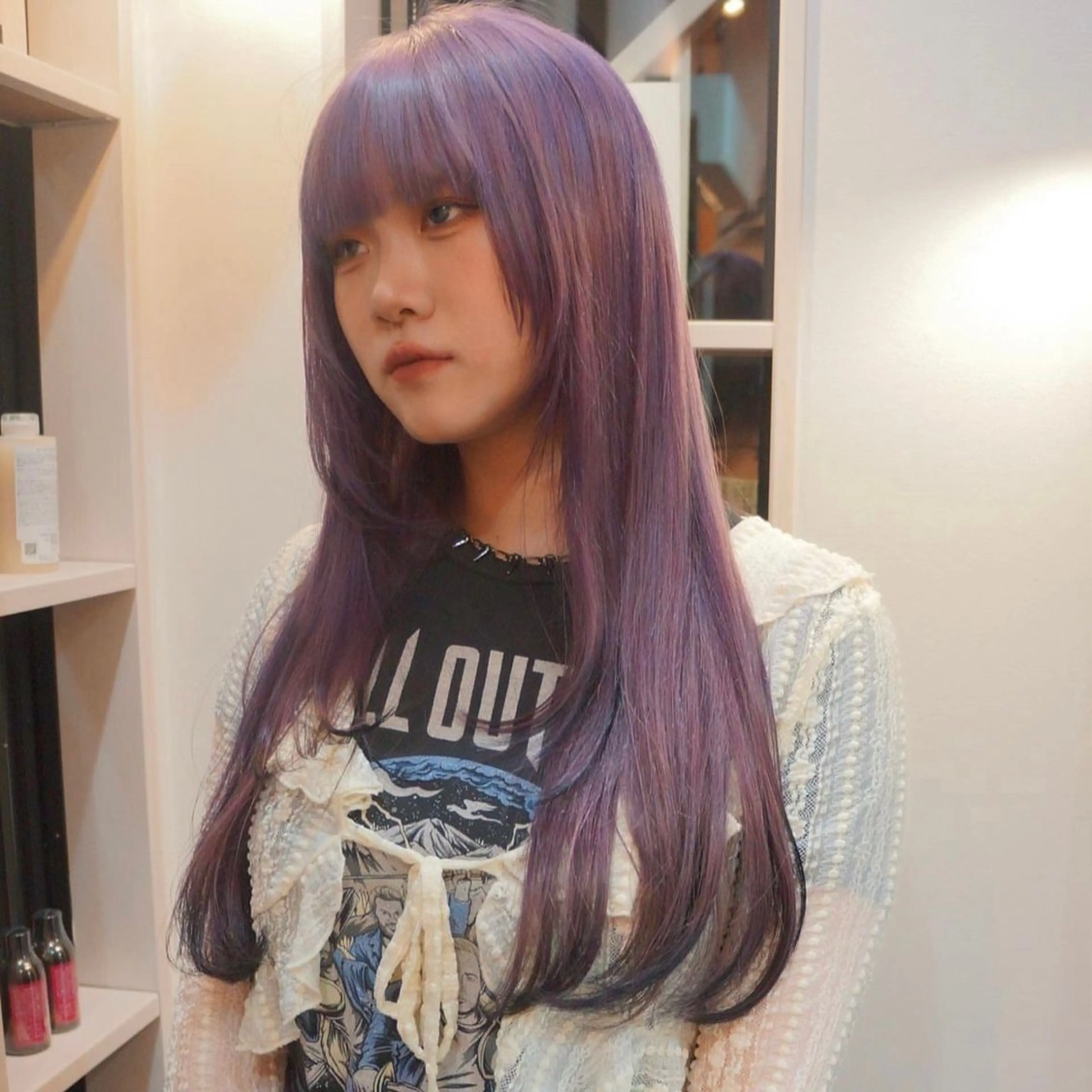 ロング カラー カット ヘアカラー ブロンド／ブリーチ 【SITY.】のヘアスタイル