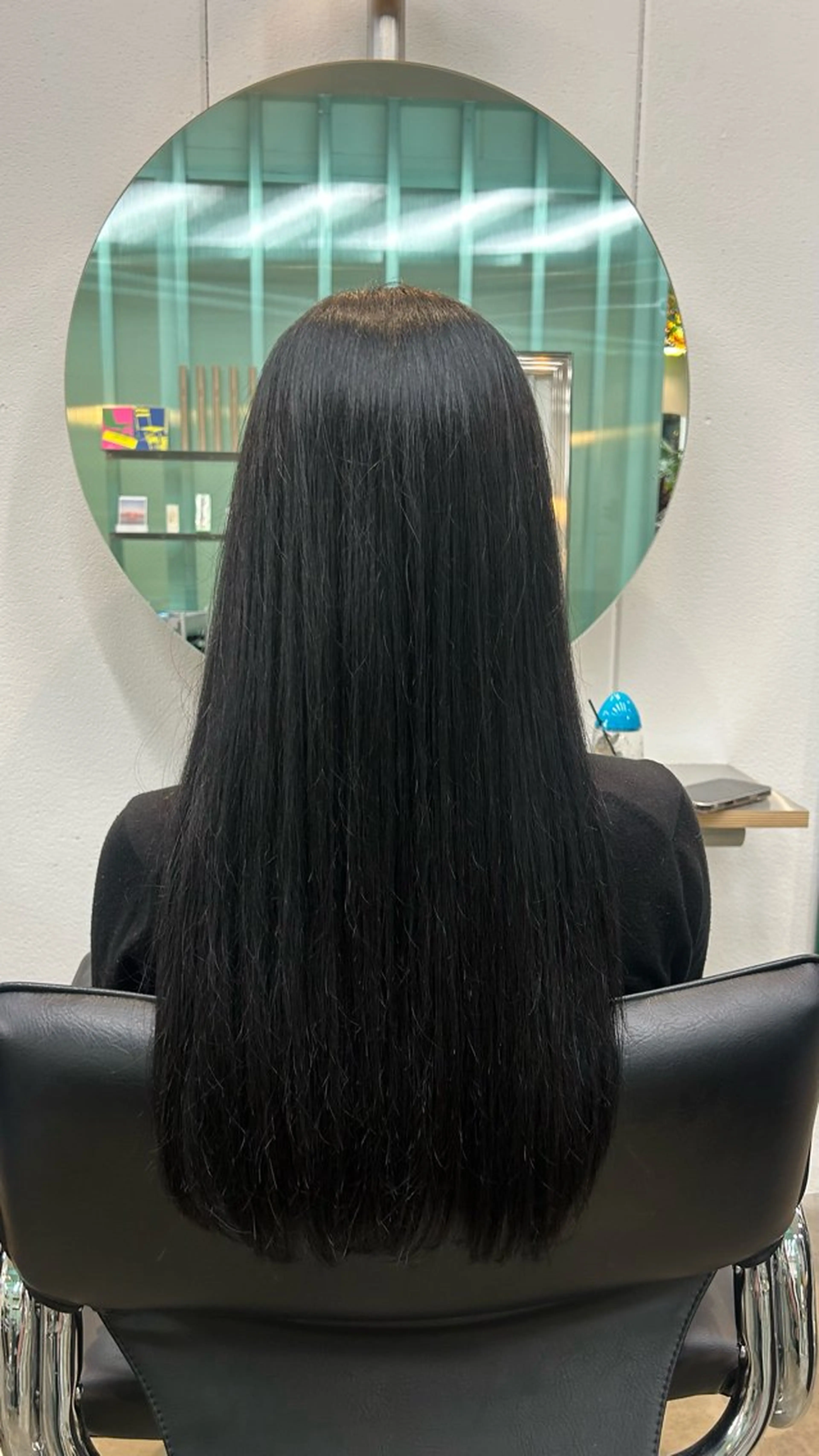 ロング ケアカラー トリートメント Vers所属・ほのか/西大橋/ /堀江/四ツ橋のヘアスタイル